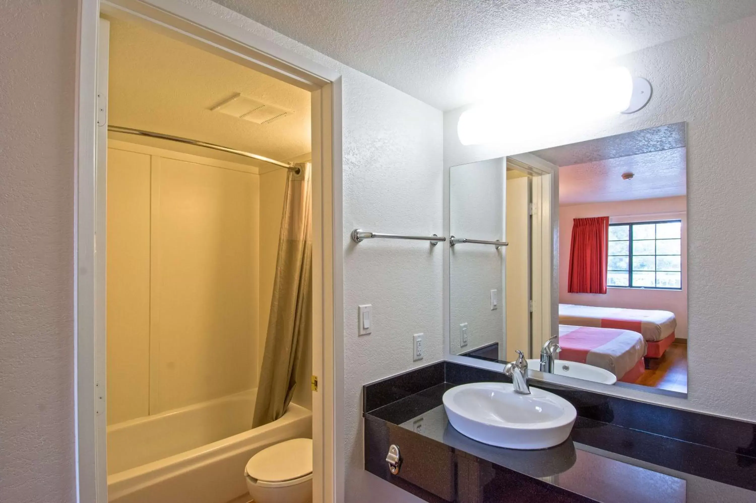 Shower, Bathroom in Motel 6-Redding, CA - South