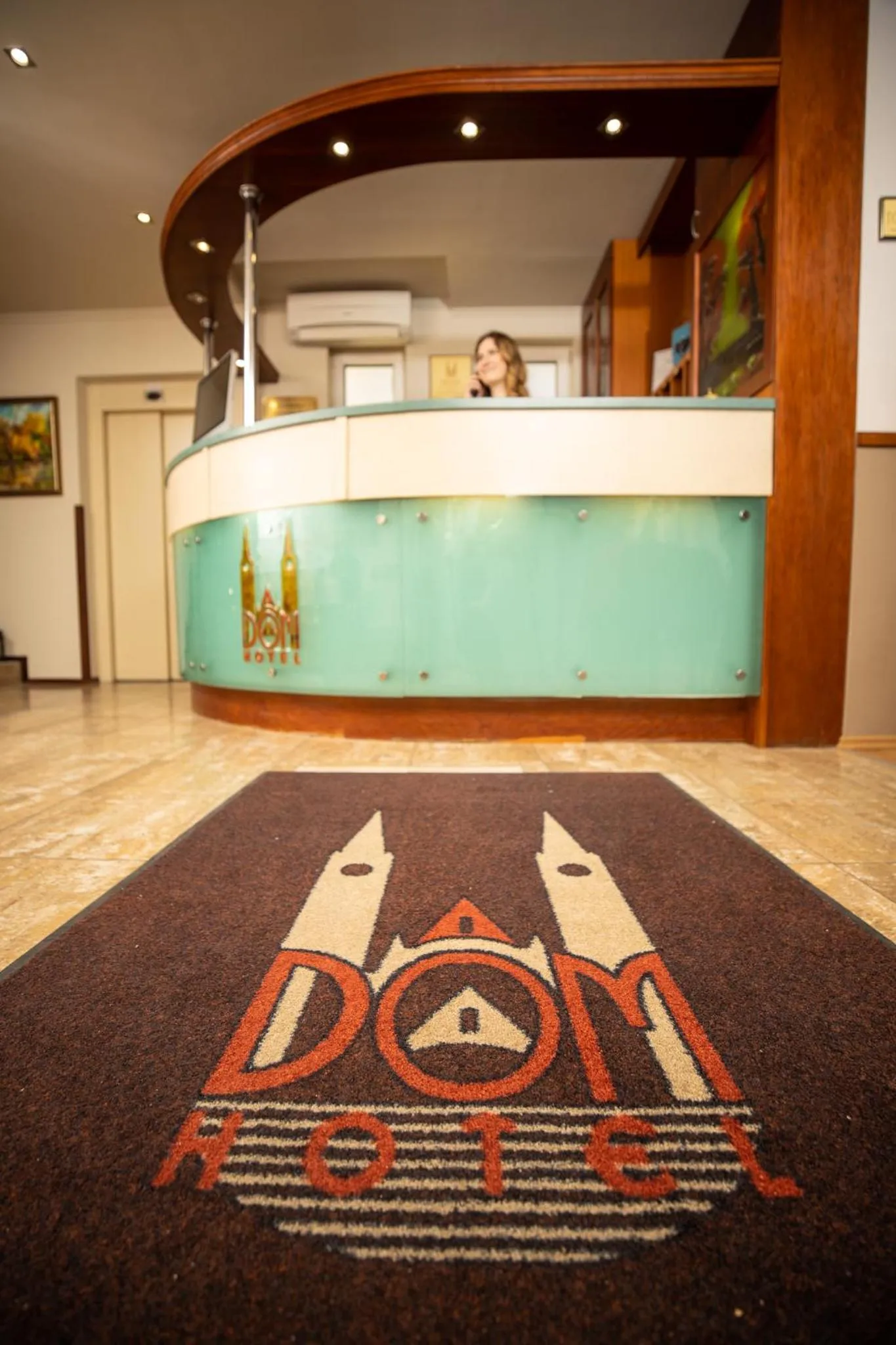 Property logo or sign in Dóm Hotel