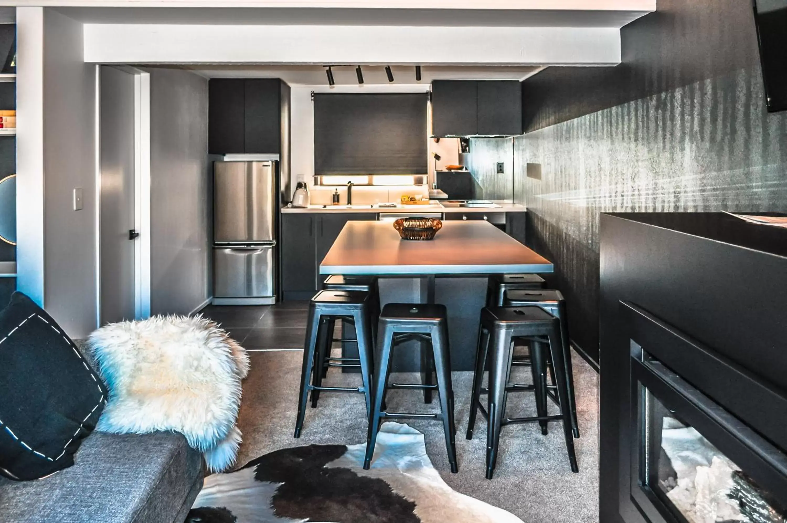 Dining area in The Lofts Apartments