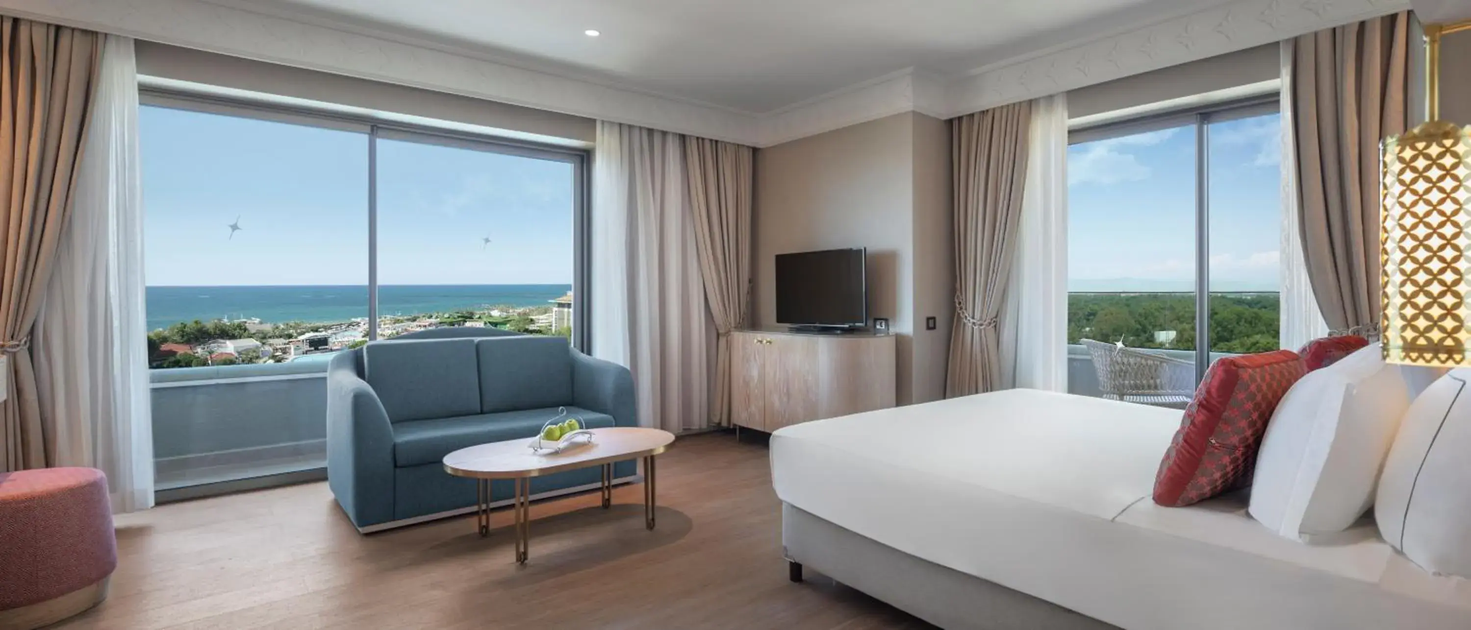 Bed, Sea View in Ela Quality Resort Belek - Kids Concept