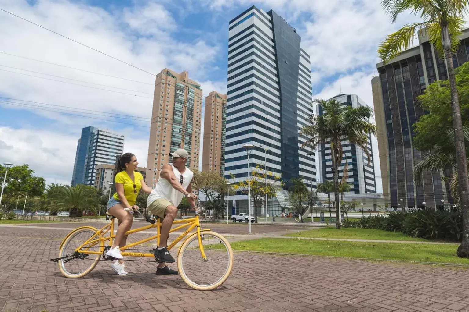 Property building, Biking in Golden Tulip Porto Vitória