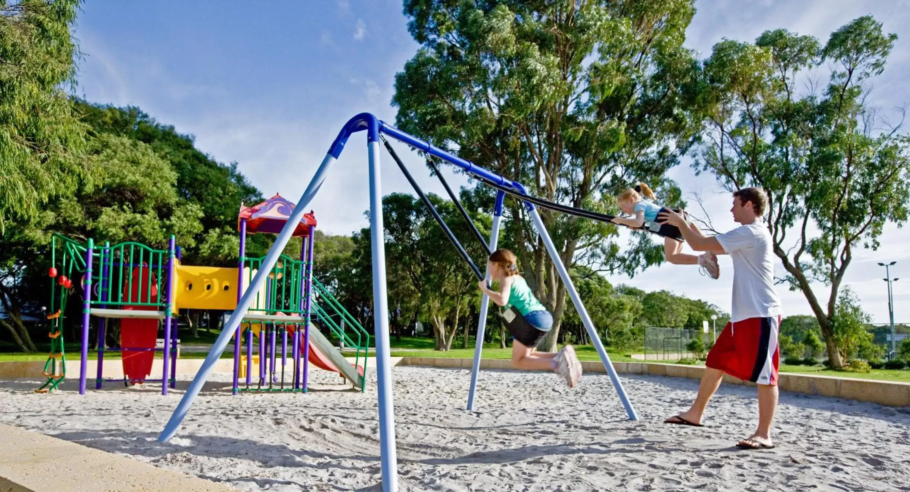 Children play ground, Children's Play Area in Broadwater Resort WA Tourism Awards 2022 Gold Winner