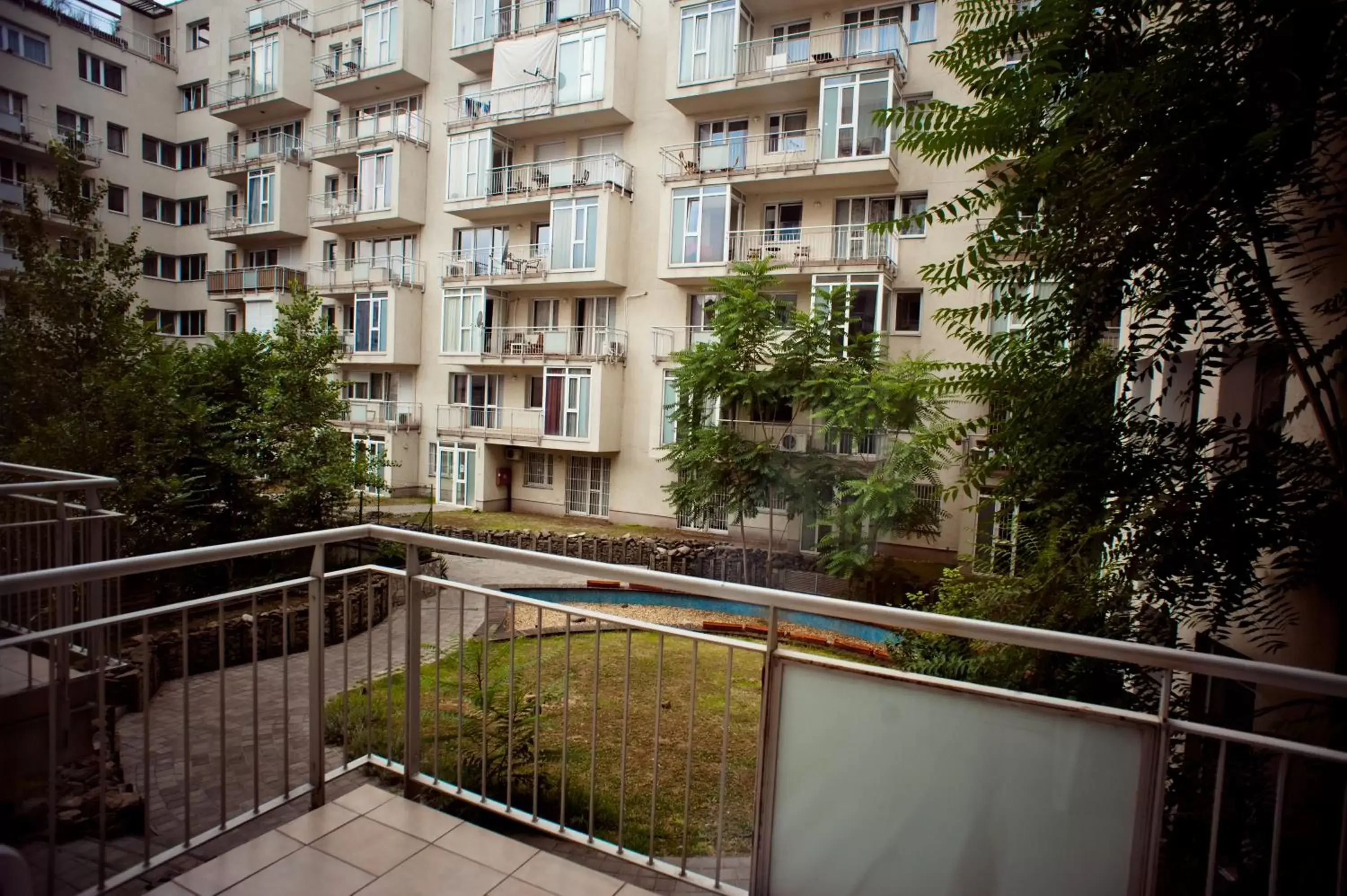 Facade/entrance, Balcony/Terrace in Agape Apartments