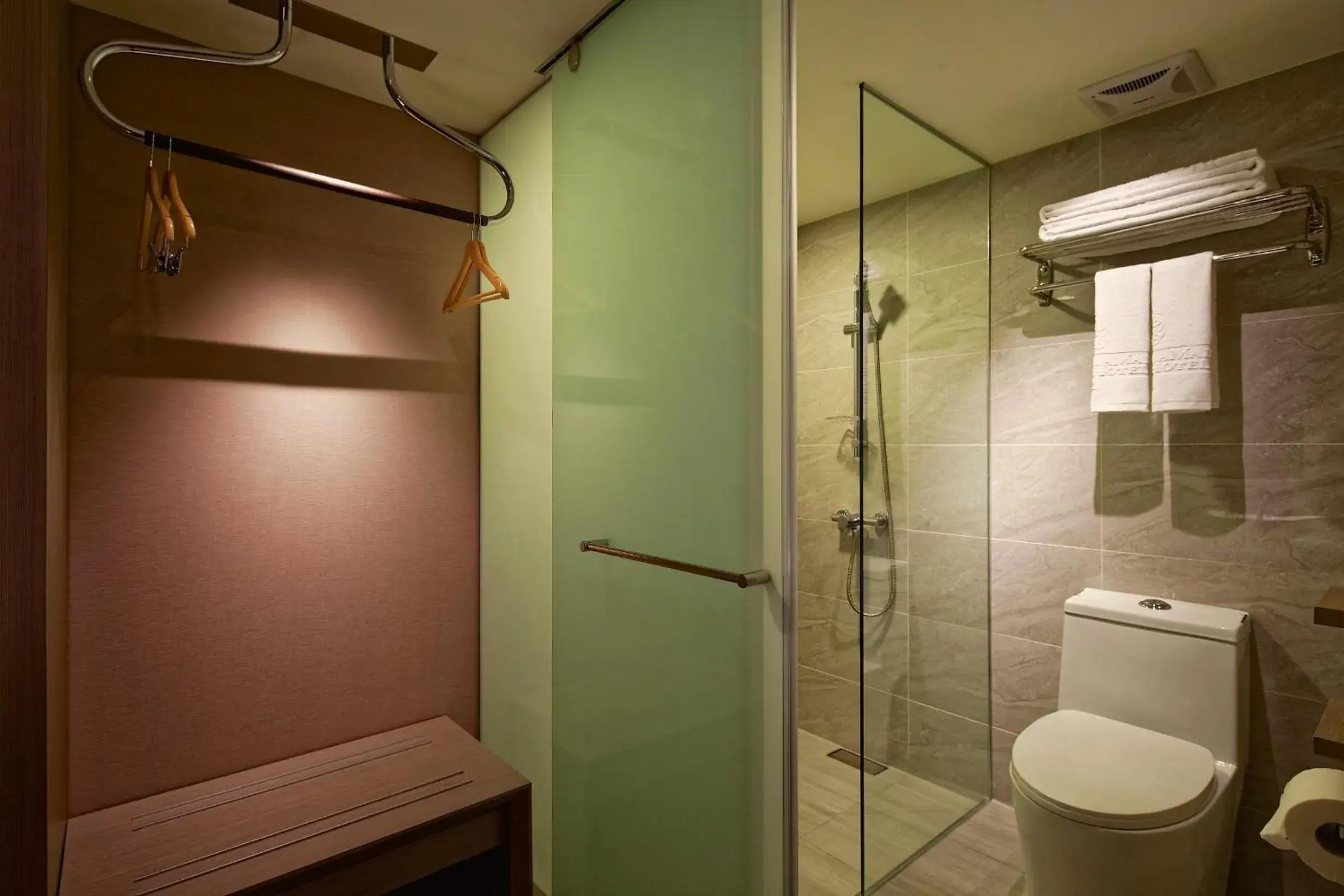 Shower, Bathroom in La Maison Hotel