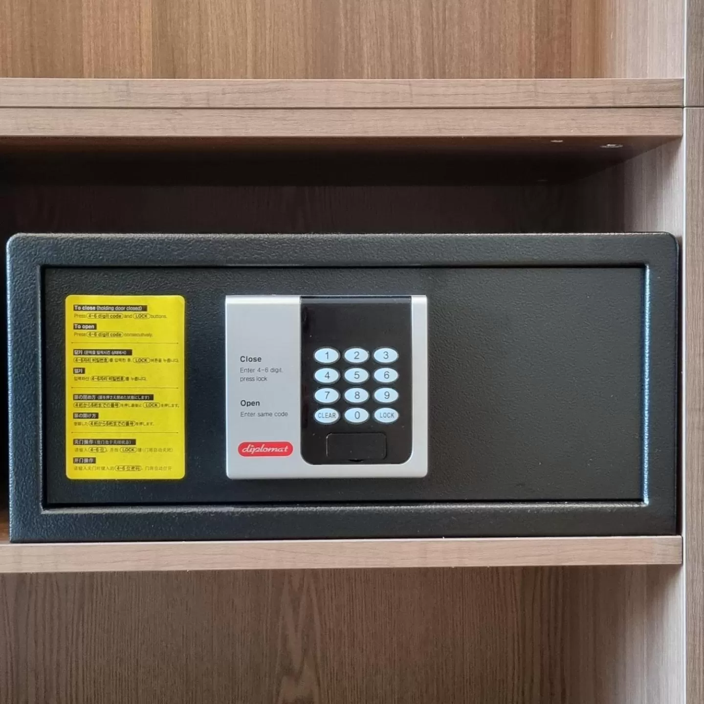 safe in Stanford Hotel Myeongdong