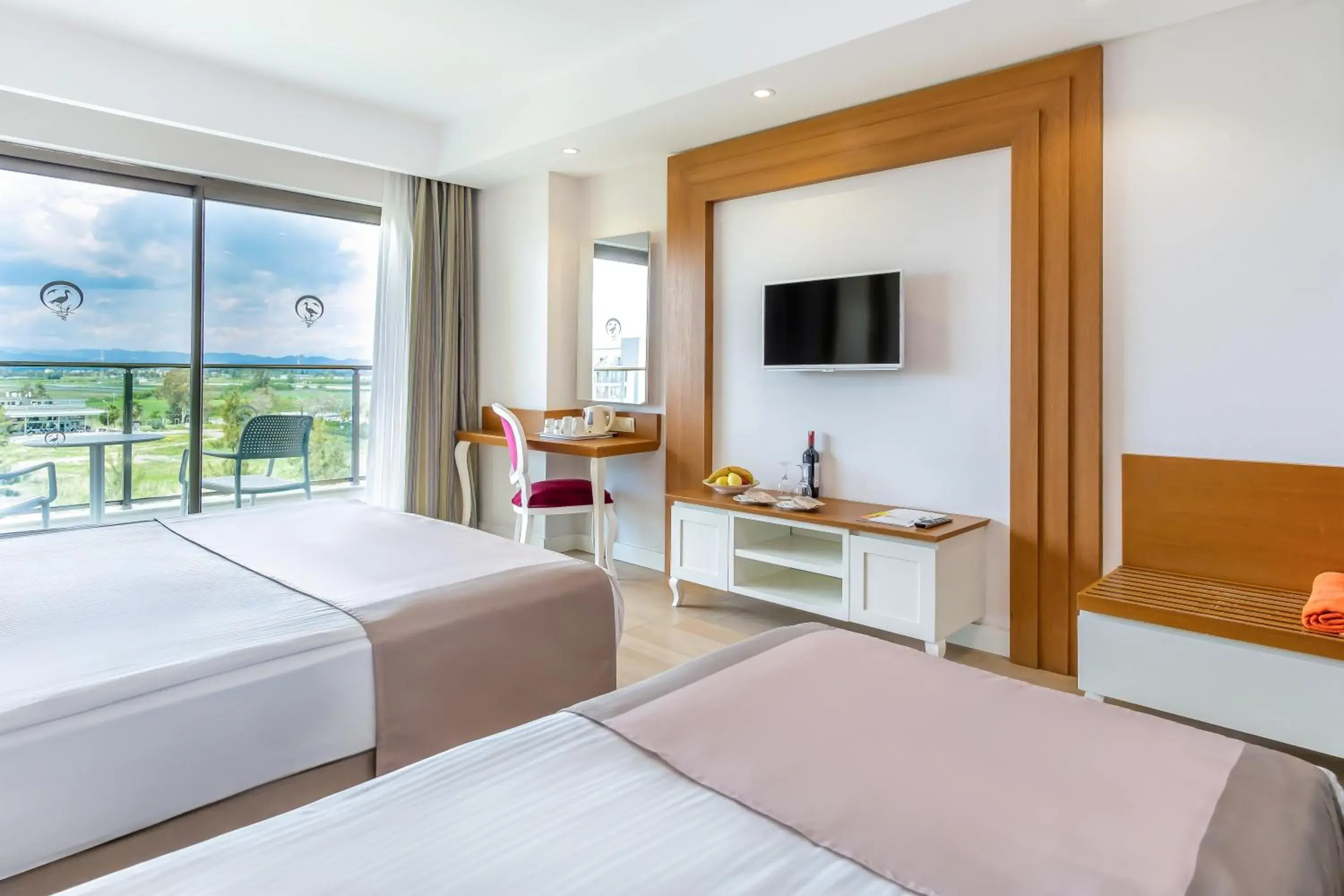 Bed in Port Nature Luxury Resort