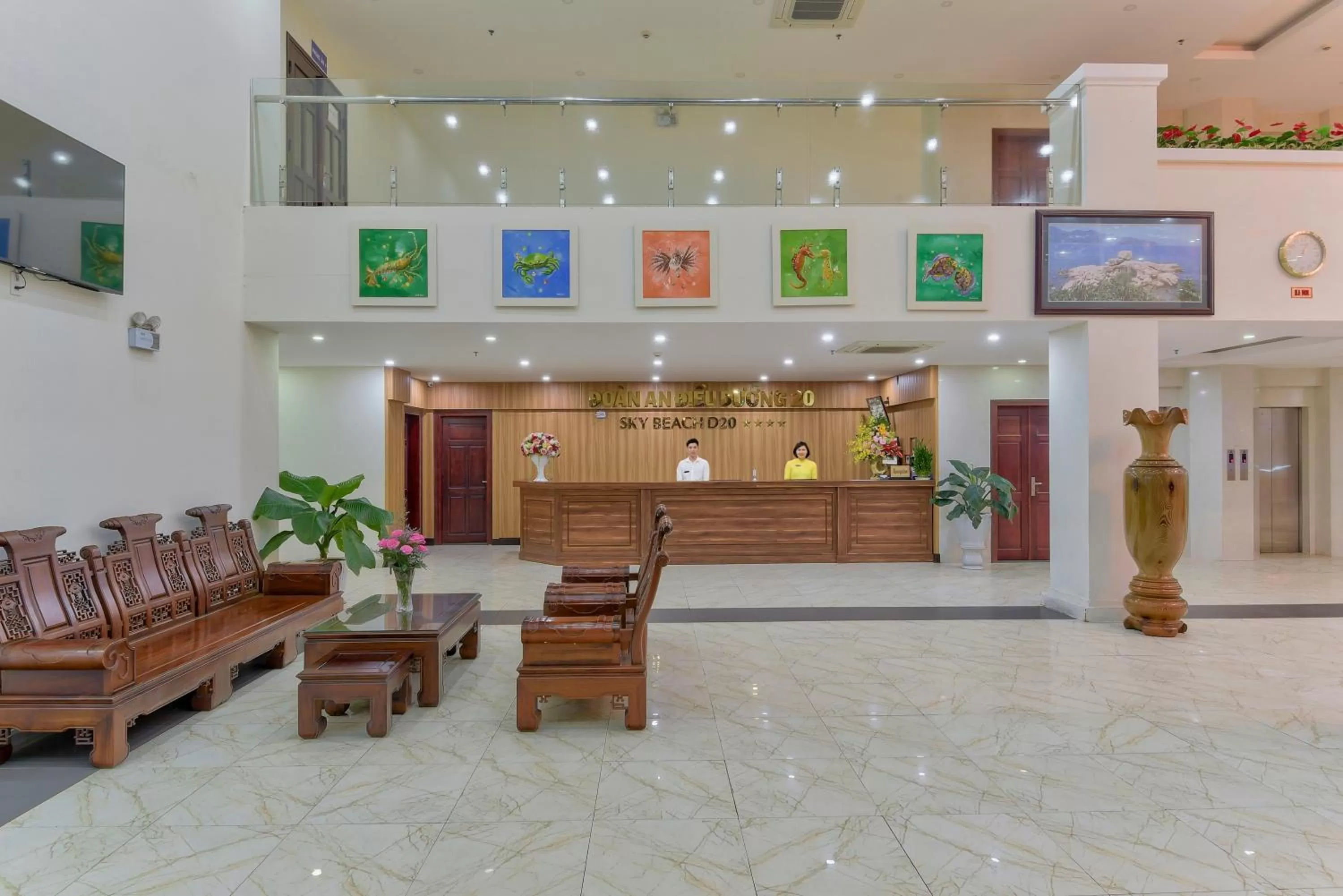 Lobby or reception in Sky Beach D20 Nha Trang