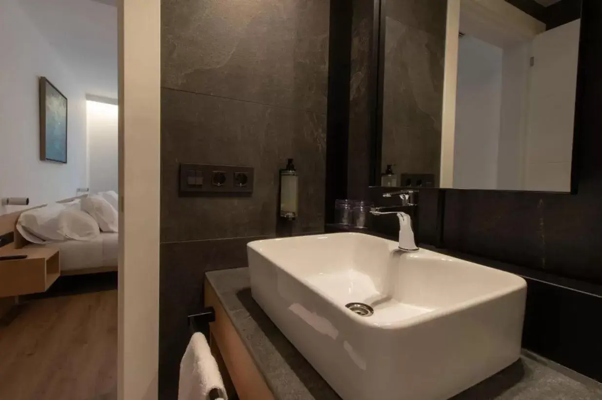 Bed in Hotel Cortabitarte Bed in Hotel Cortabitarte