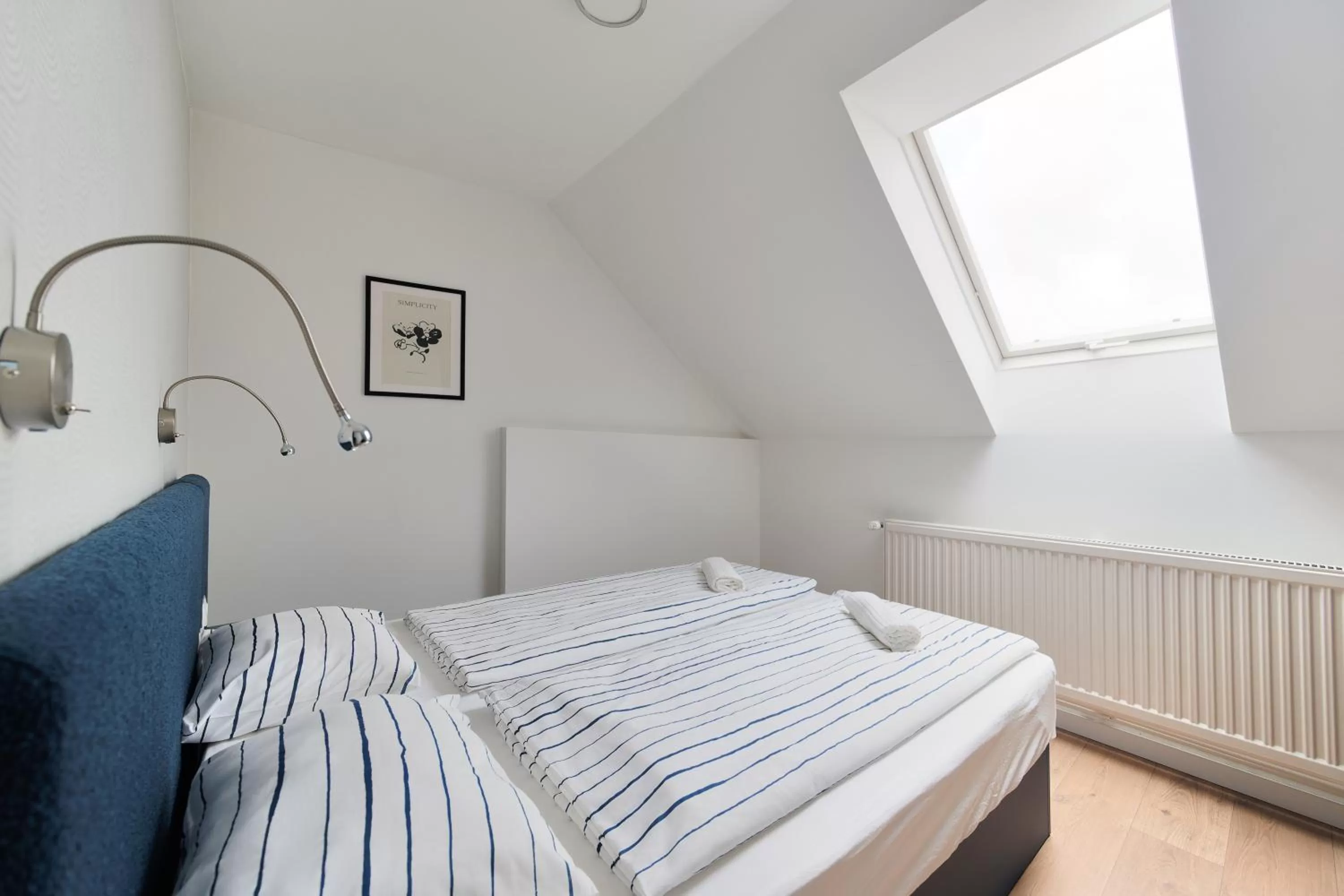 Bed in Villa Oliver Budapest