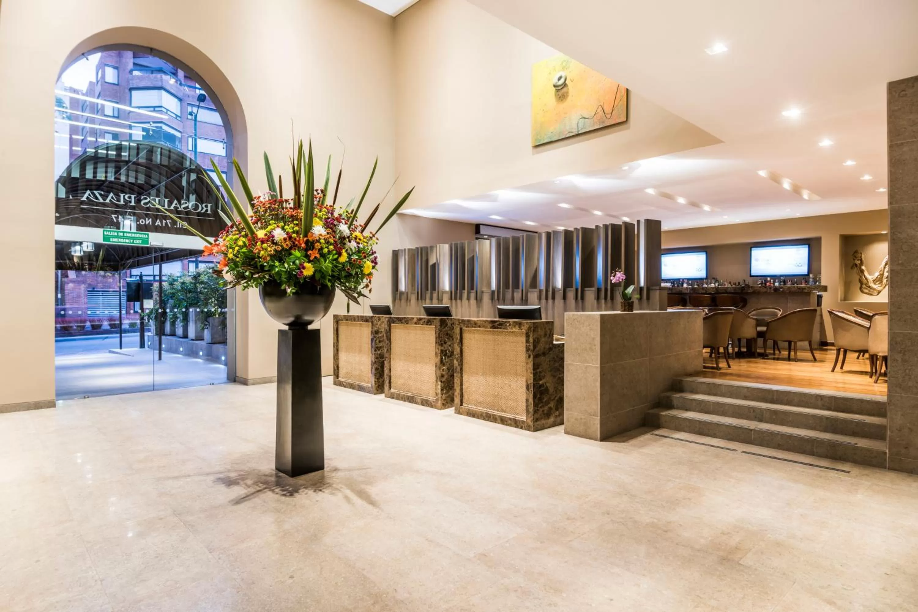 Lobby or reception in Hotel Rosales Plaza