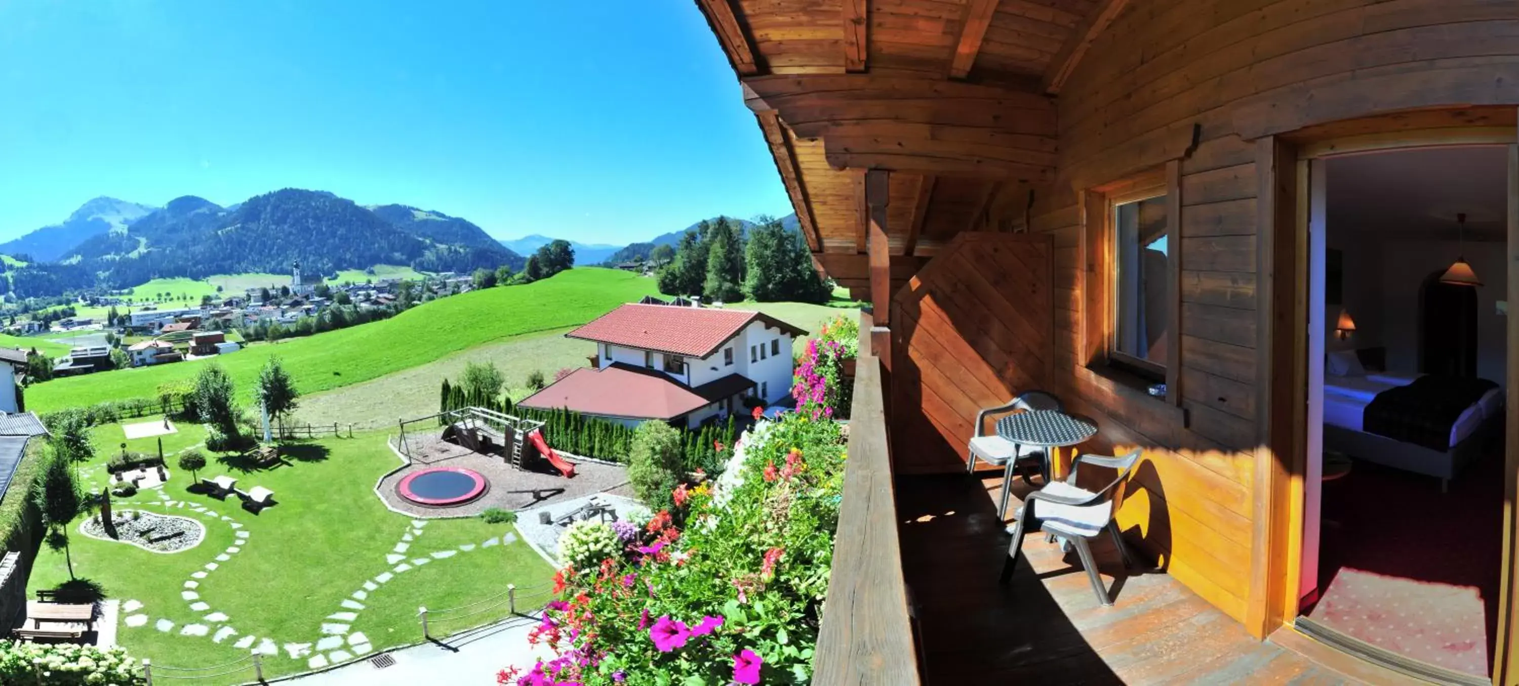 City view, Patio/Outdoor Area in Hotel Alpenpanorama