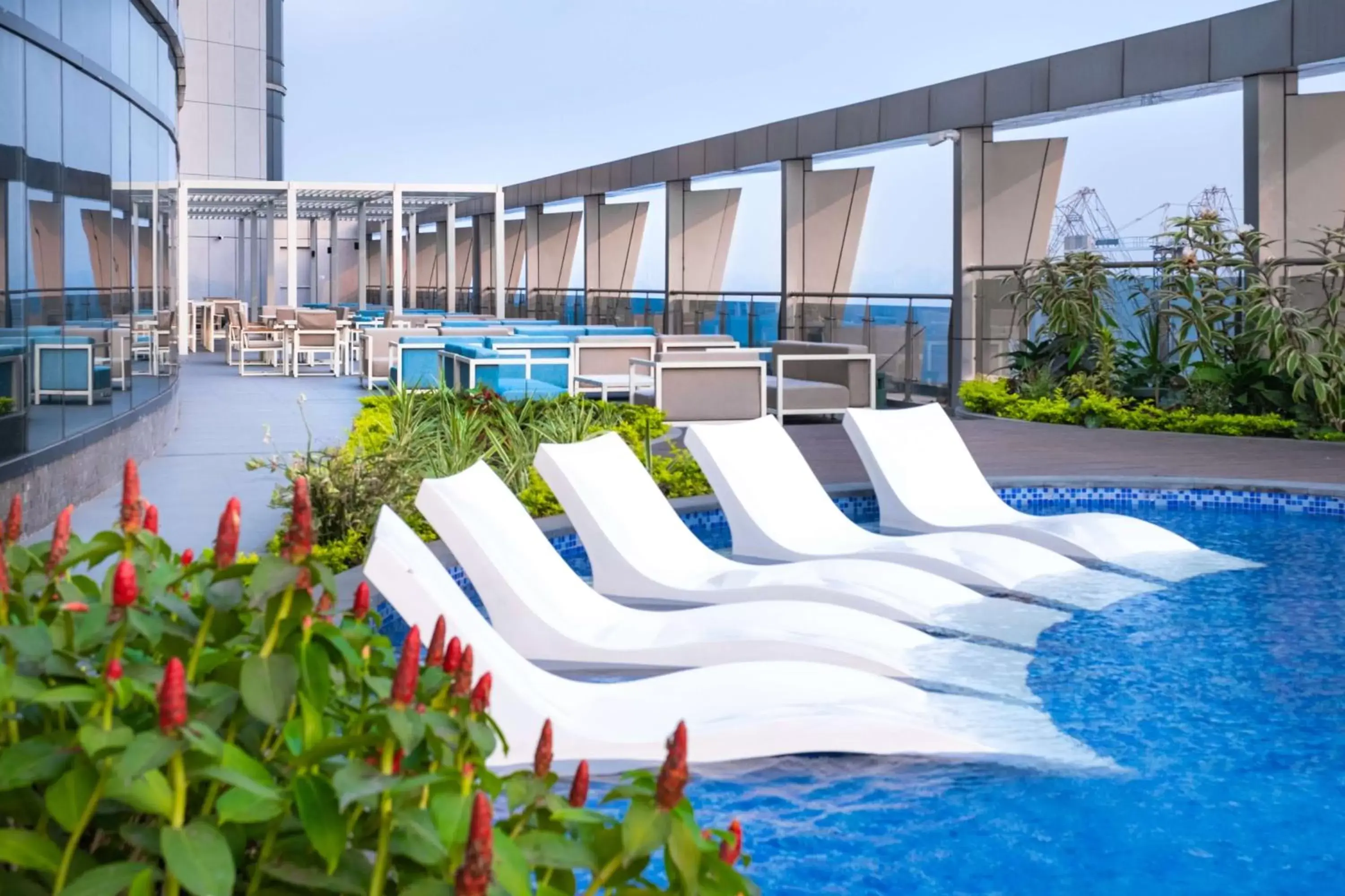 Pool view, Swimming Pool in Hilton Kinshasa