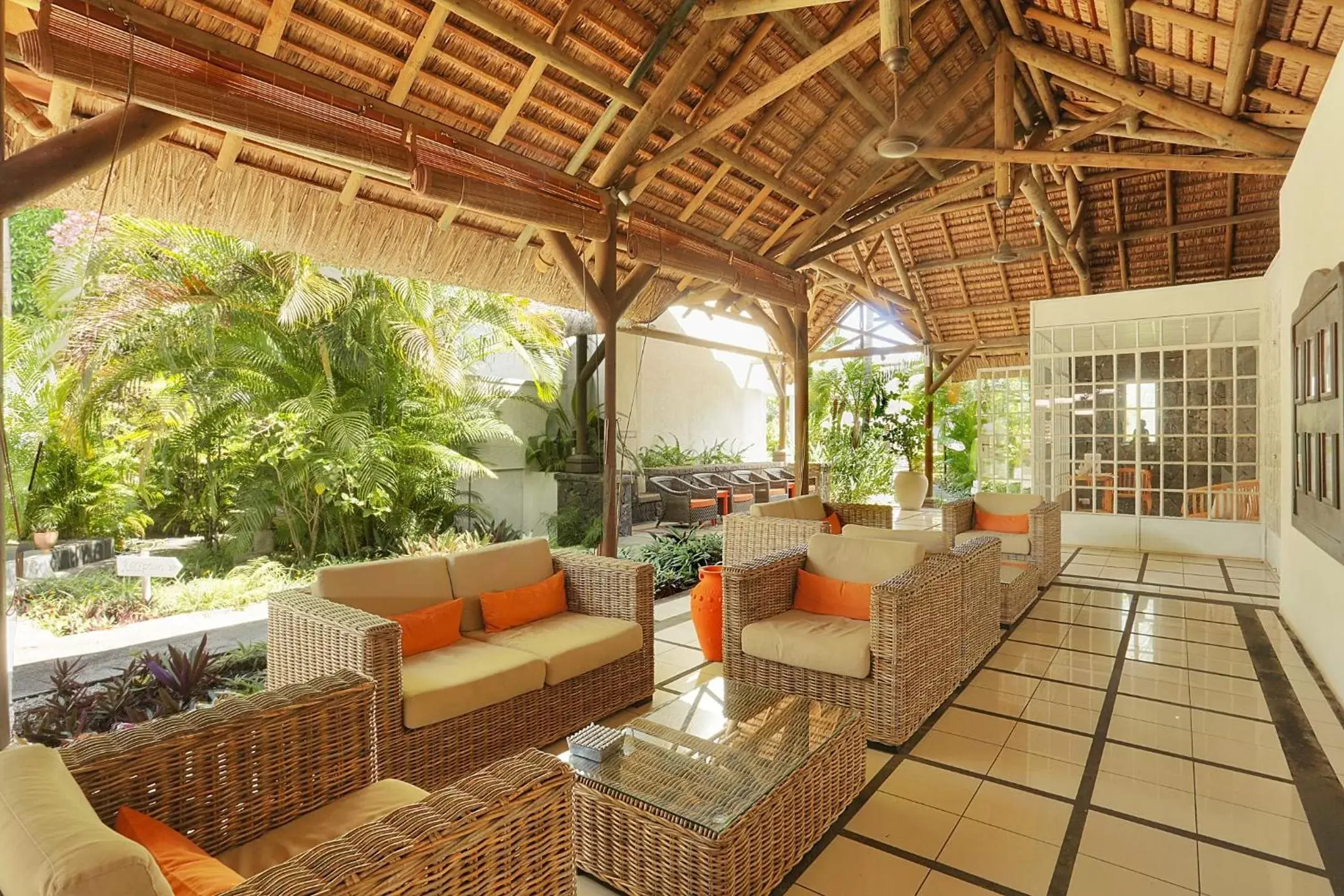 Lobby or reception in Cocotiers Hotel – Mauritius