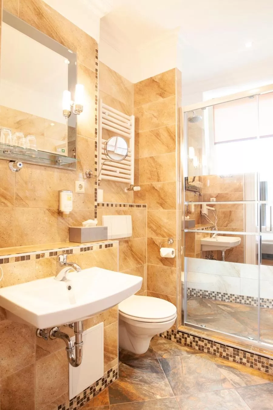 Shower in Hotel Silesia