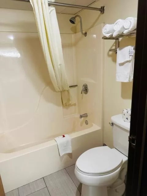 Toilet in Super 8 by Wyndham Branson By Andy Williams Theatre