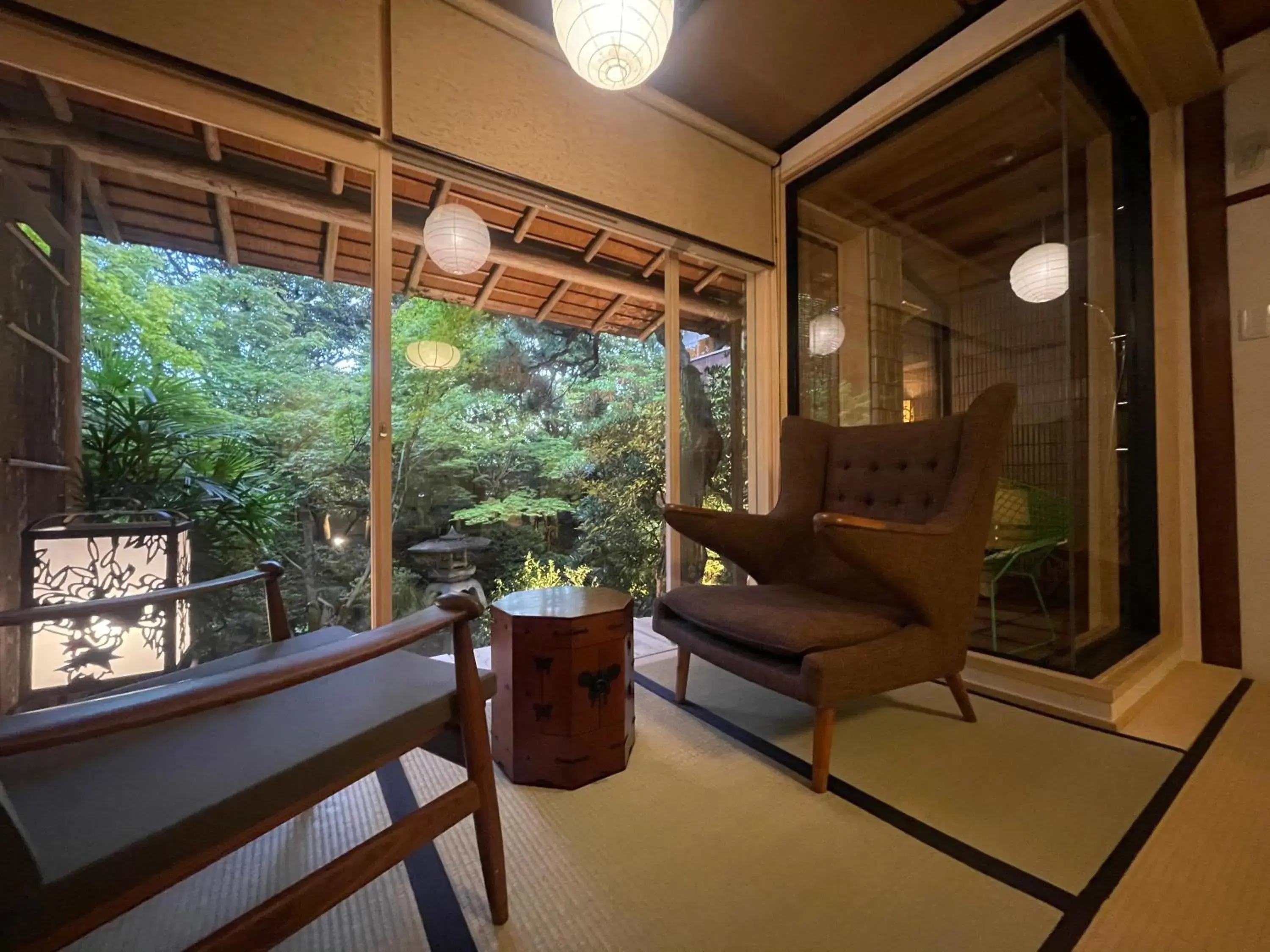 Property building, Seating Area in Kyoto Nanzenji Ryokan Yachiyo