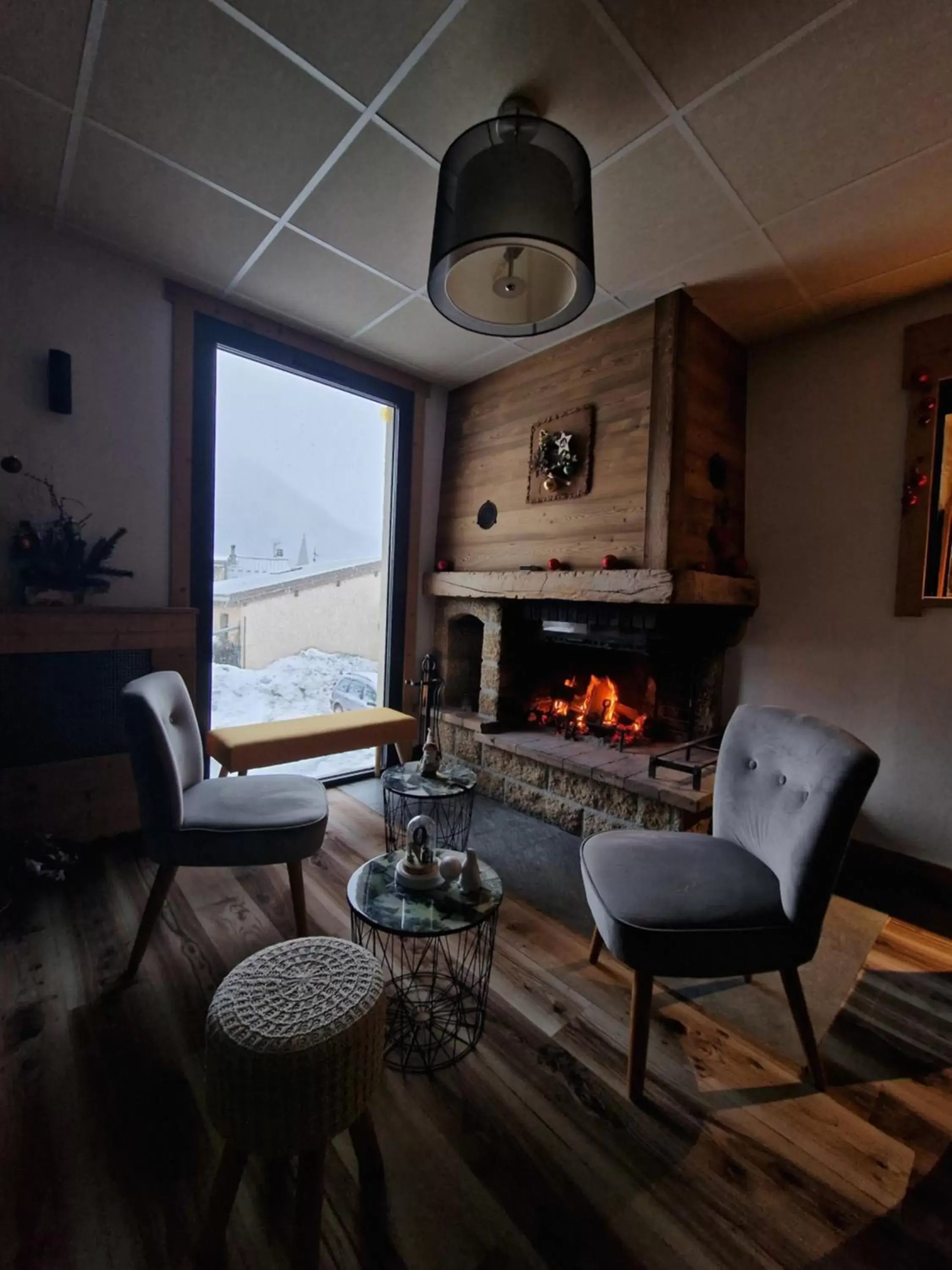 Living room in Hotel Le Faranchin Living room in Hotel Le Faranchin