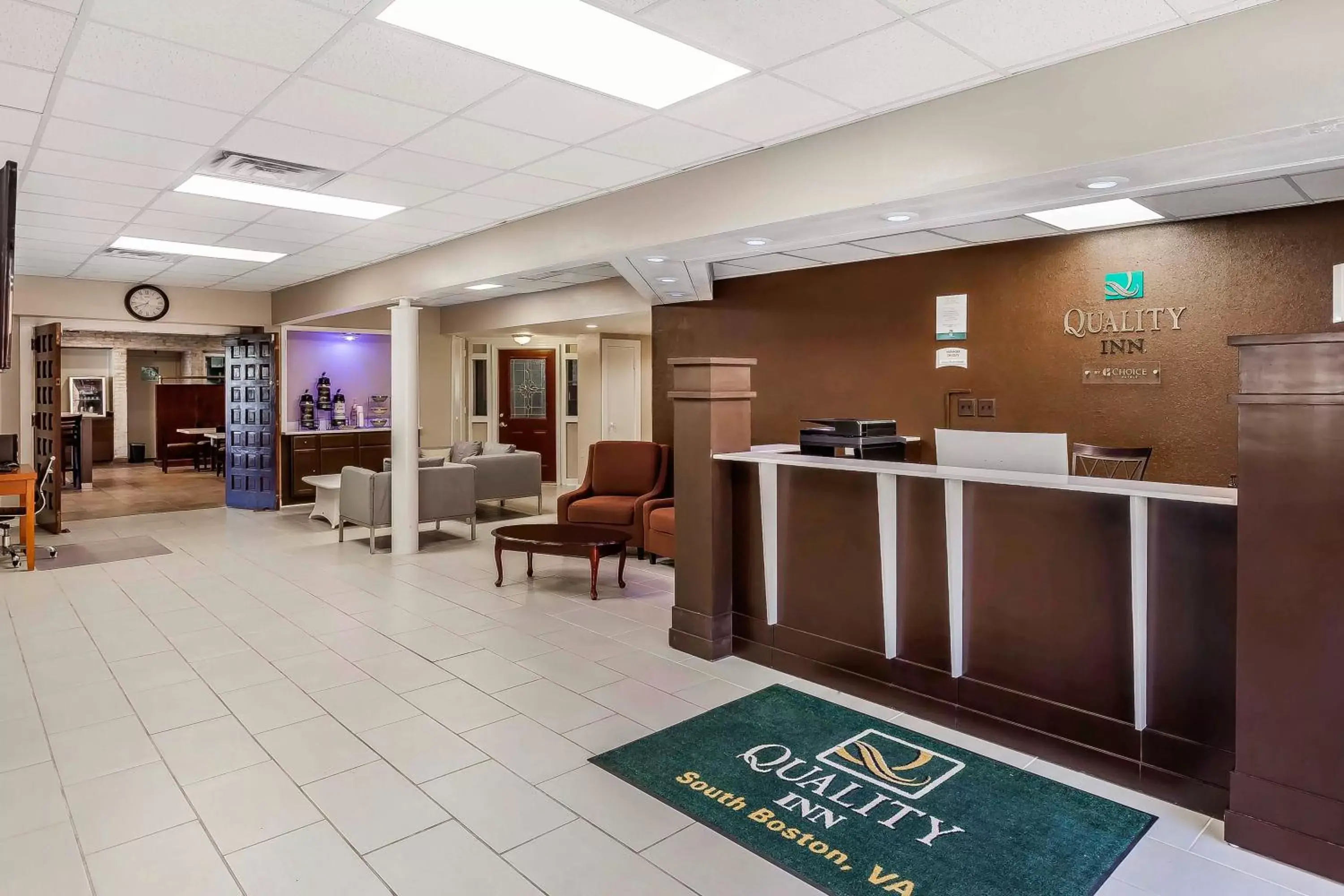 Property logo or sign, Lobby/Reception in Quality Inn South Boston - Danville East
