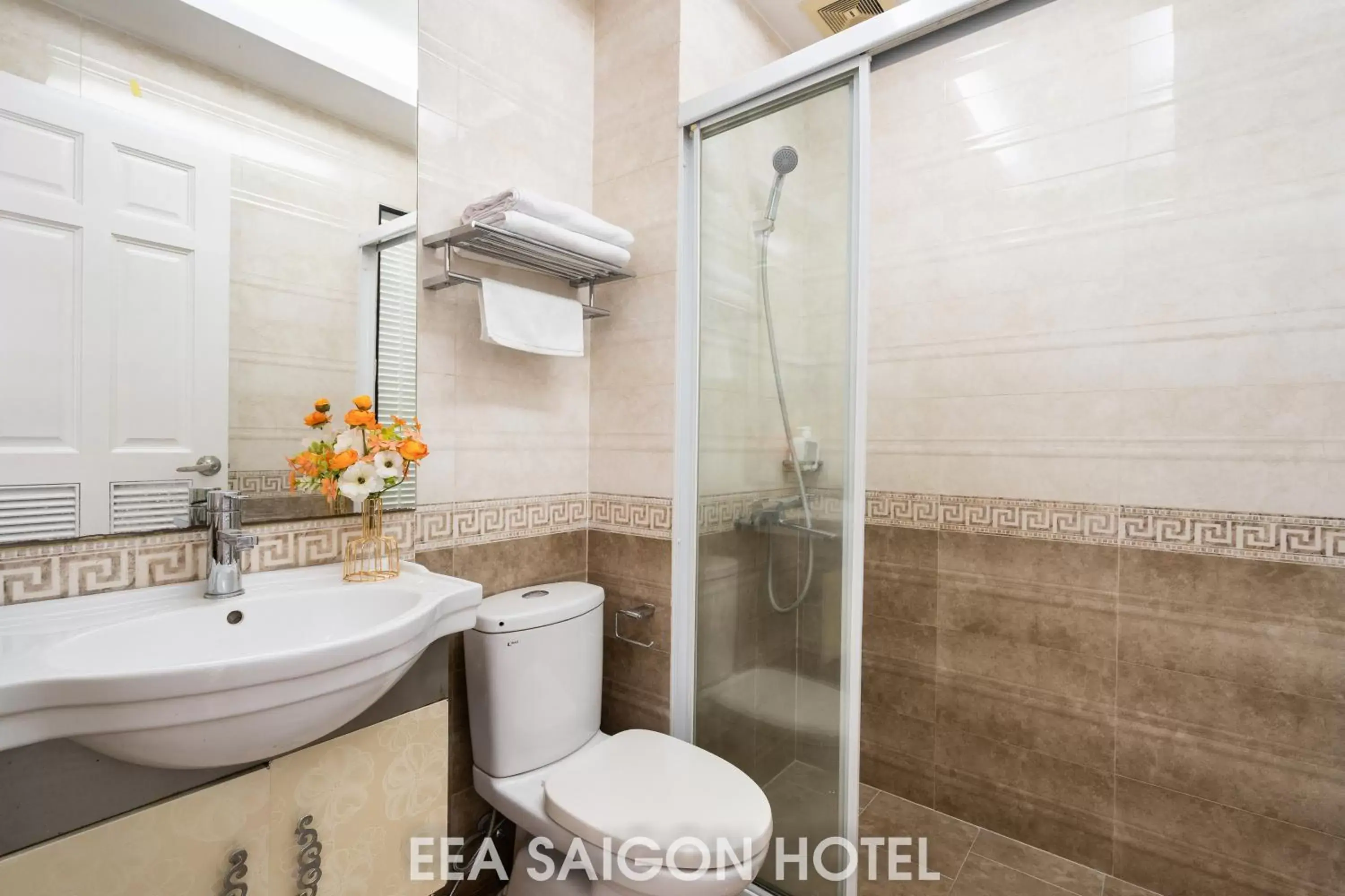 Bathroom in EEA Central Saigon Hotel