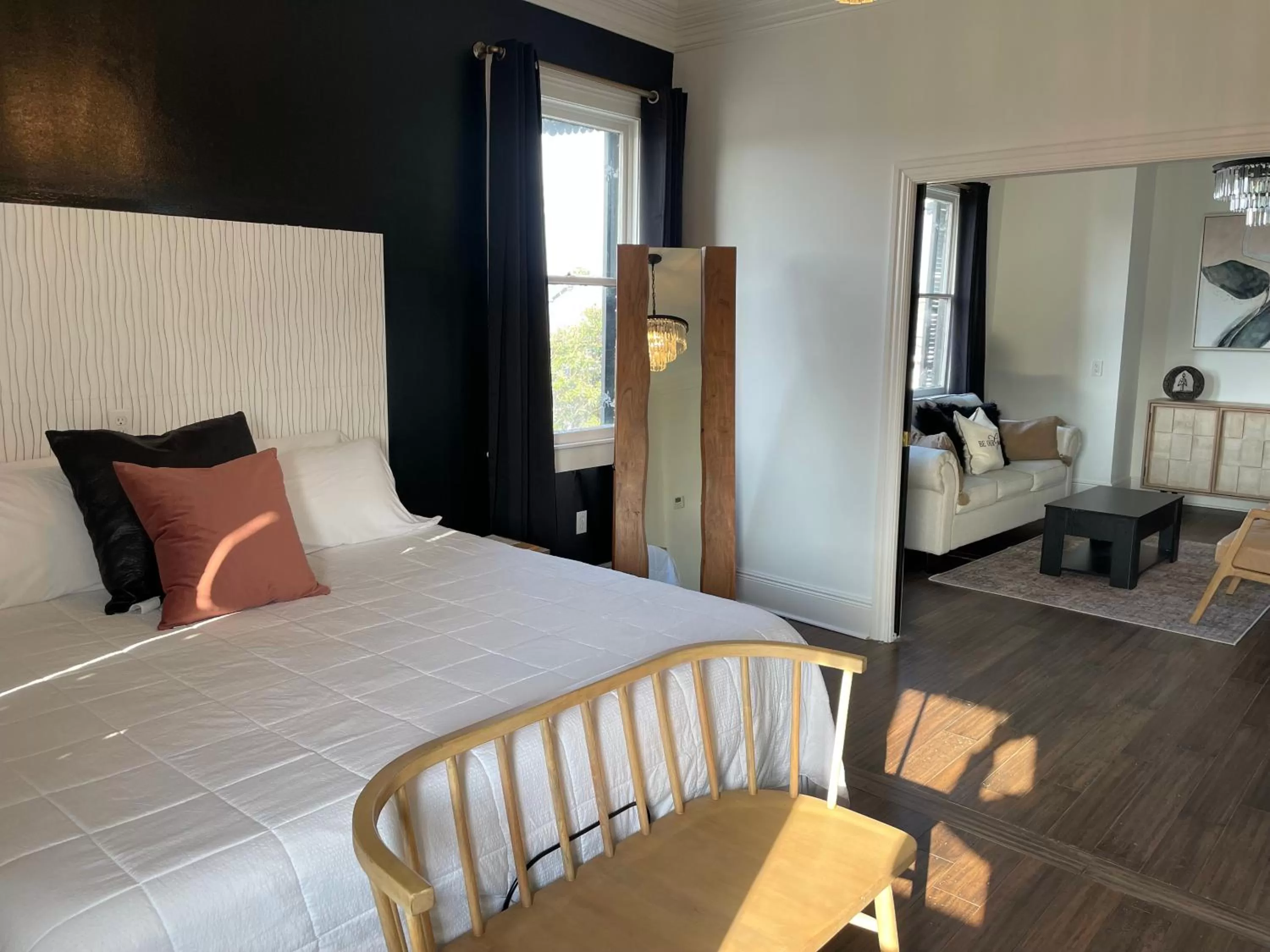 Bedroom, Bed in Serenity in the Marigny