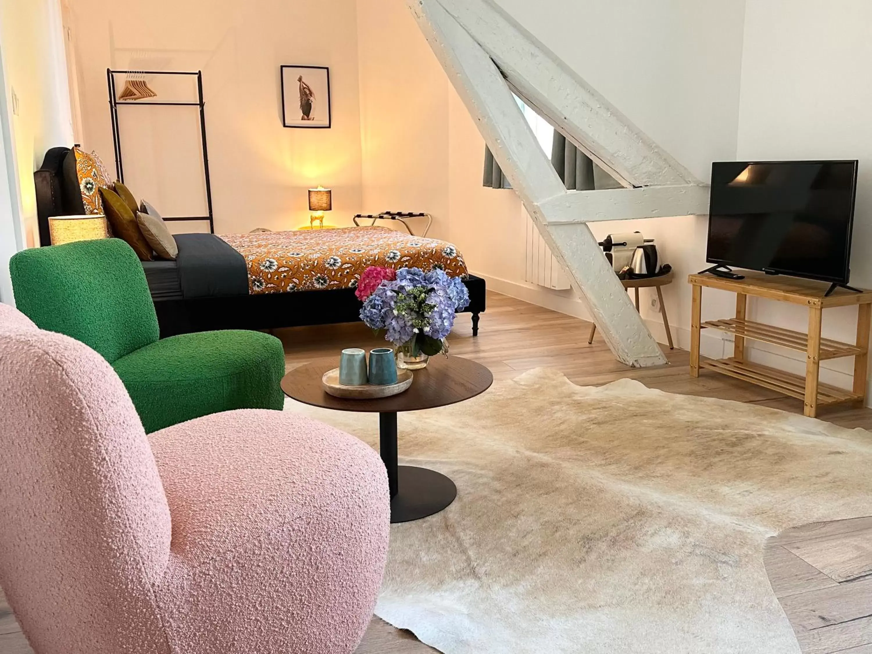 Seating Area in Les Turquoises Étretat - L'Hôtel-Boutique