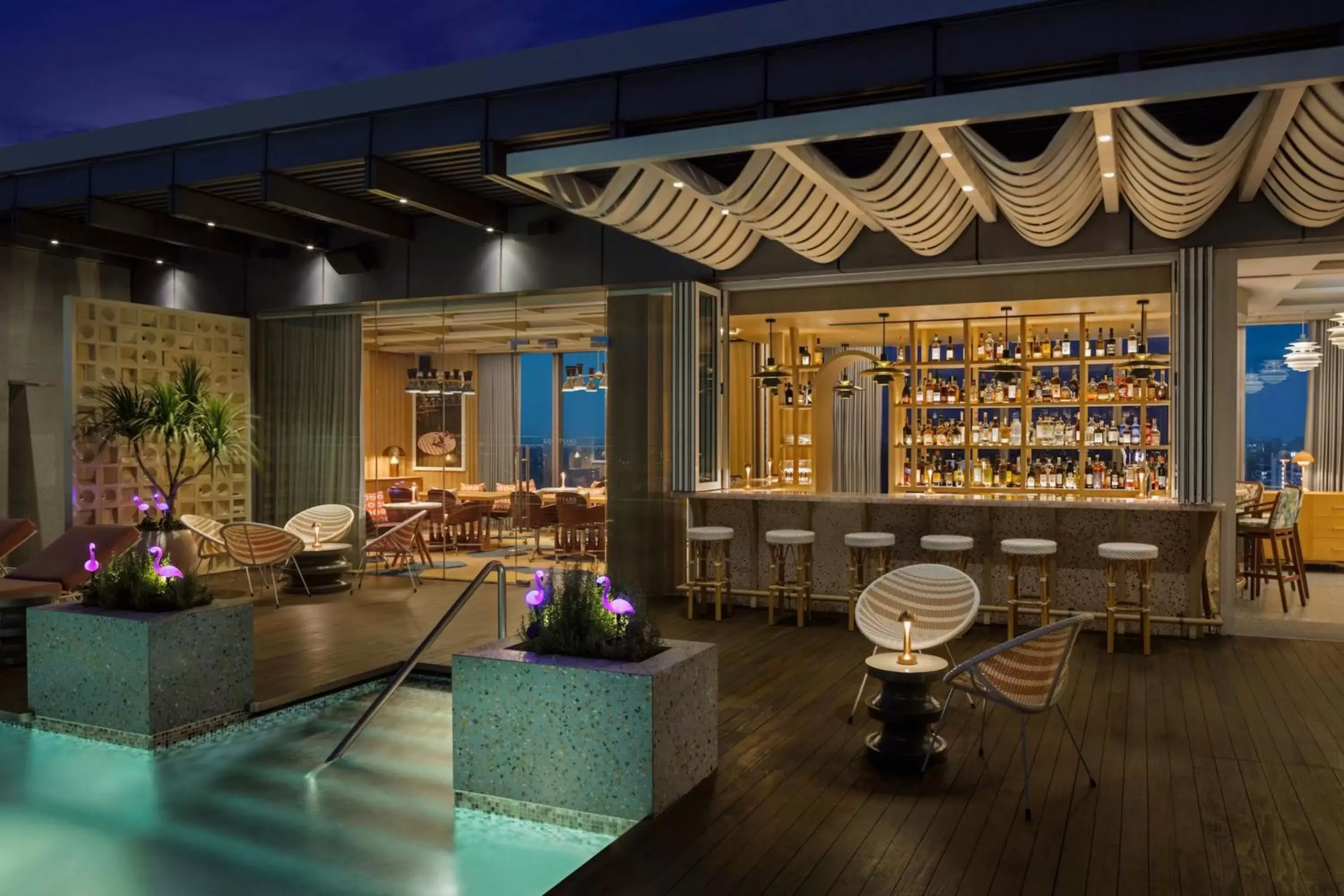 Property building, Lounge/Bar in Courtyard by Marriott Singapore Novena