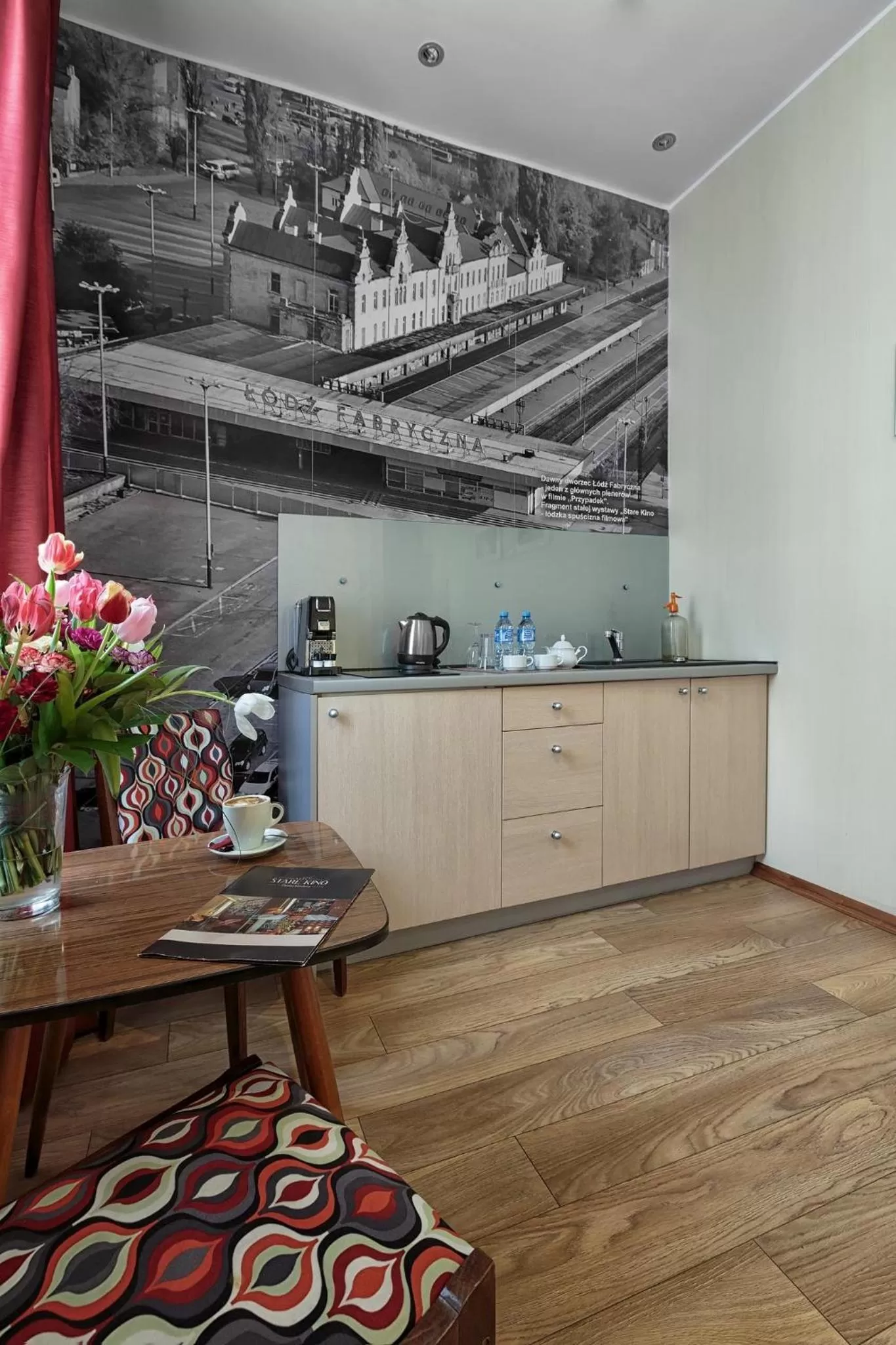 Kitchen or kitchenette in Stare Kino Cinema Residence