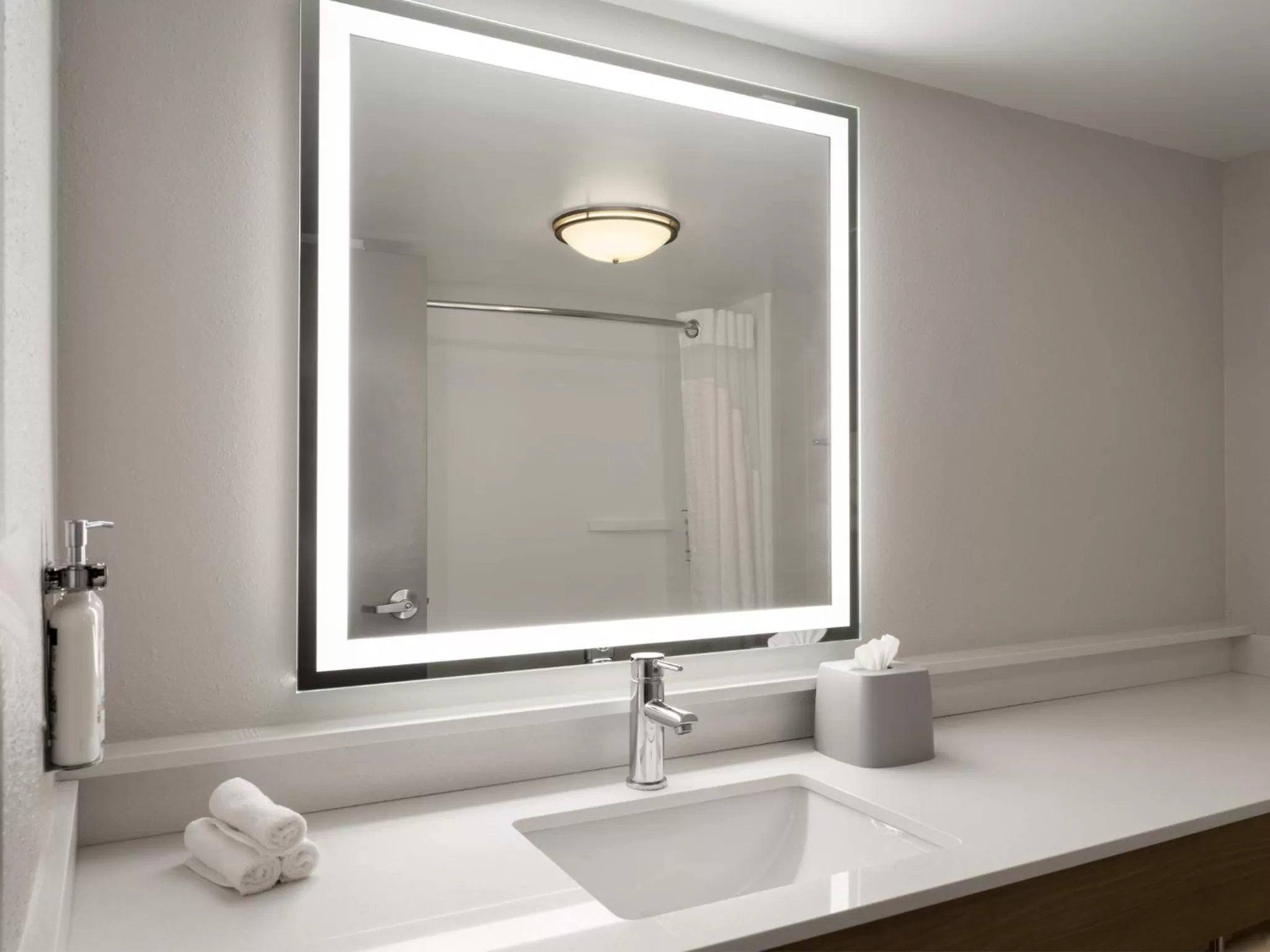 Bathroom in Holiday Inn Express Indianapolis Airport by IHG