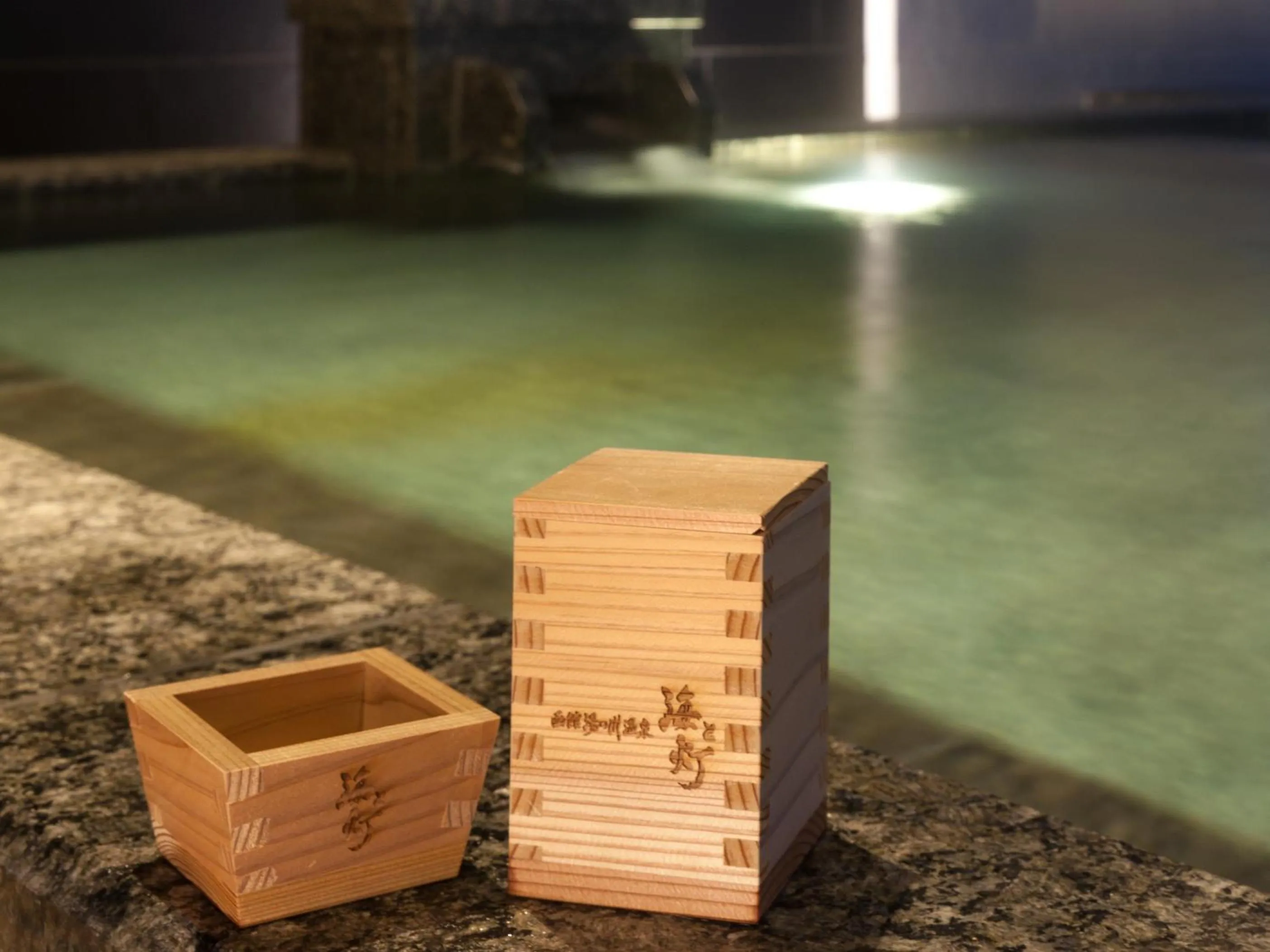 Hot Spring Bath in Hakodate Yunokawa Onsen Umi to Akari Hewitt Resort