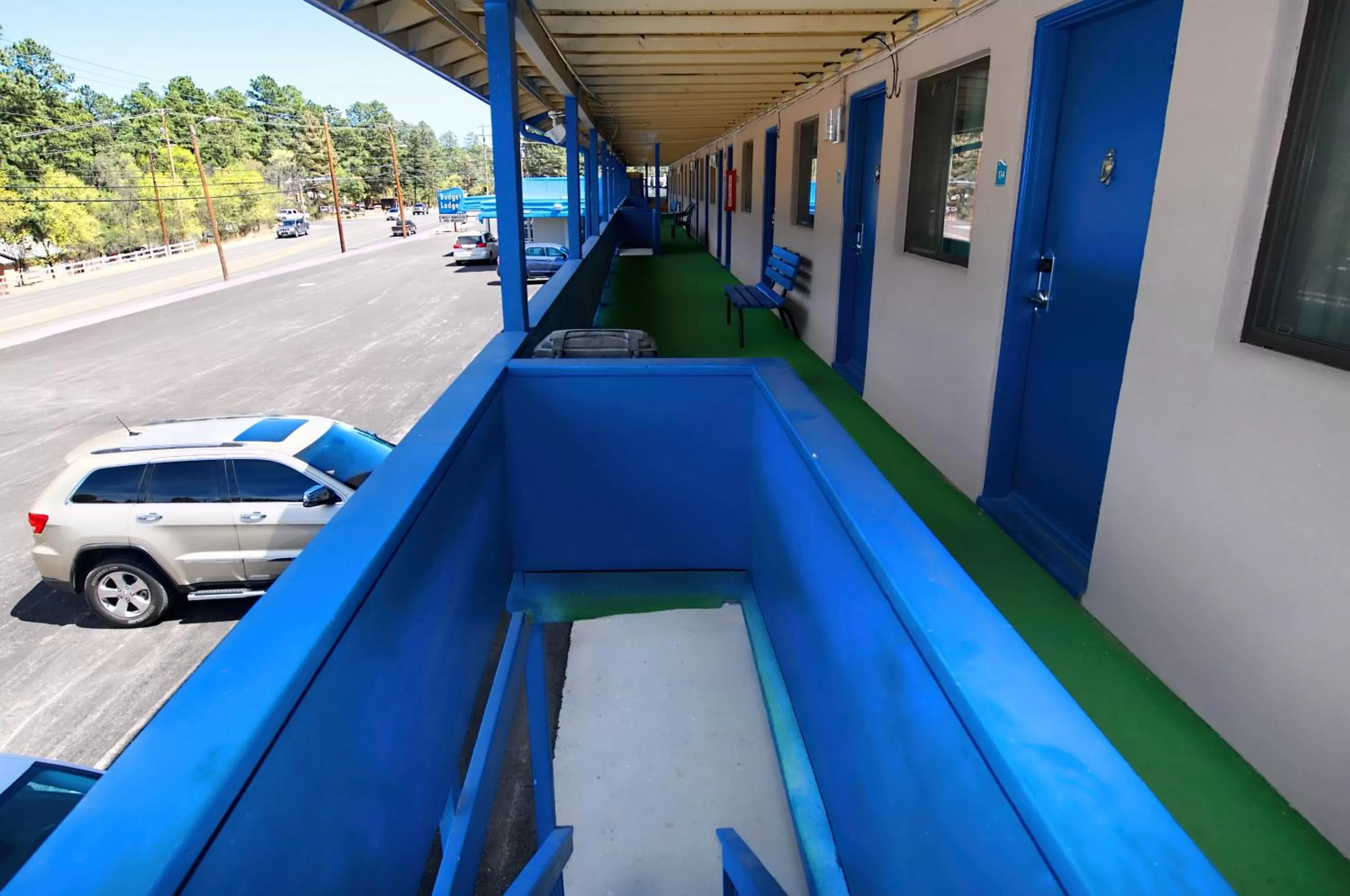 Balcony/Terrace in Budget Lodge