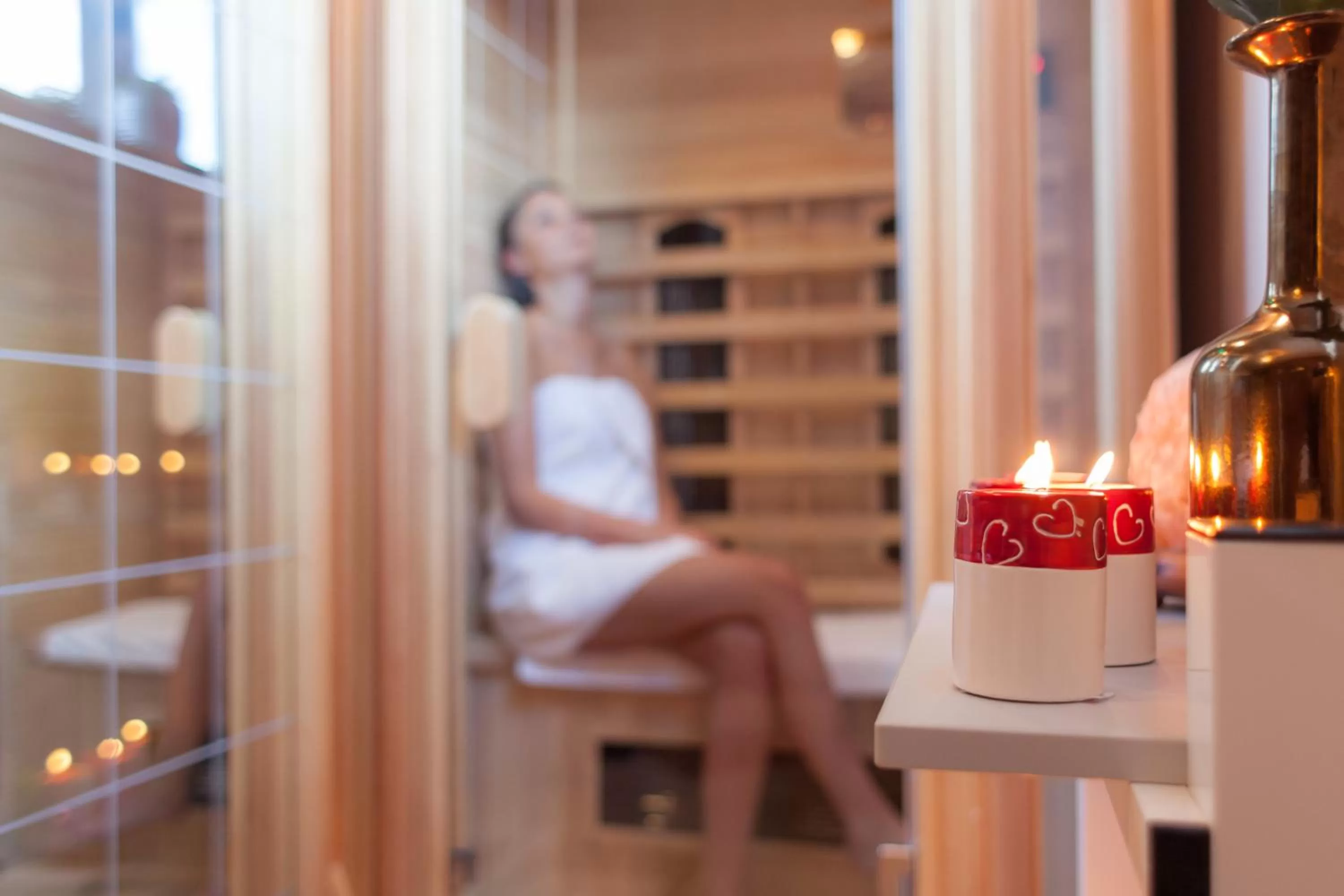 Sauna in Hotel Kasztelan