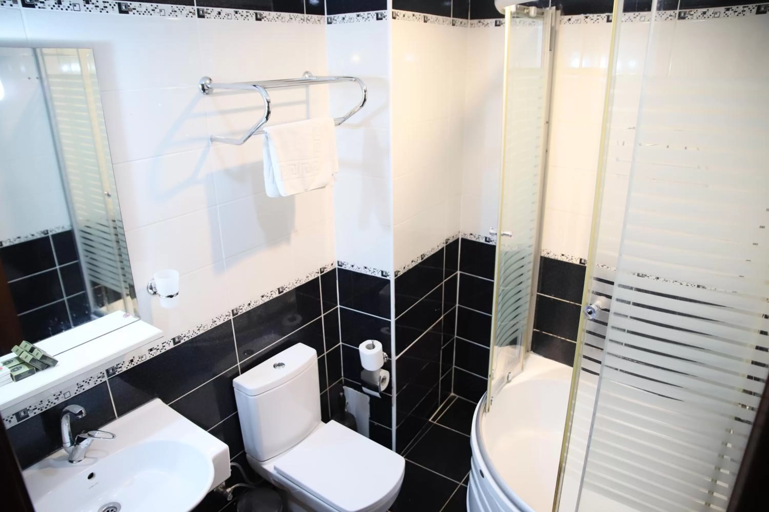 Bathroom in Basileus Hotel