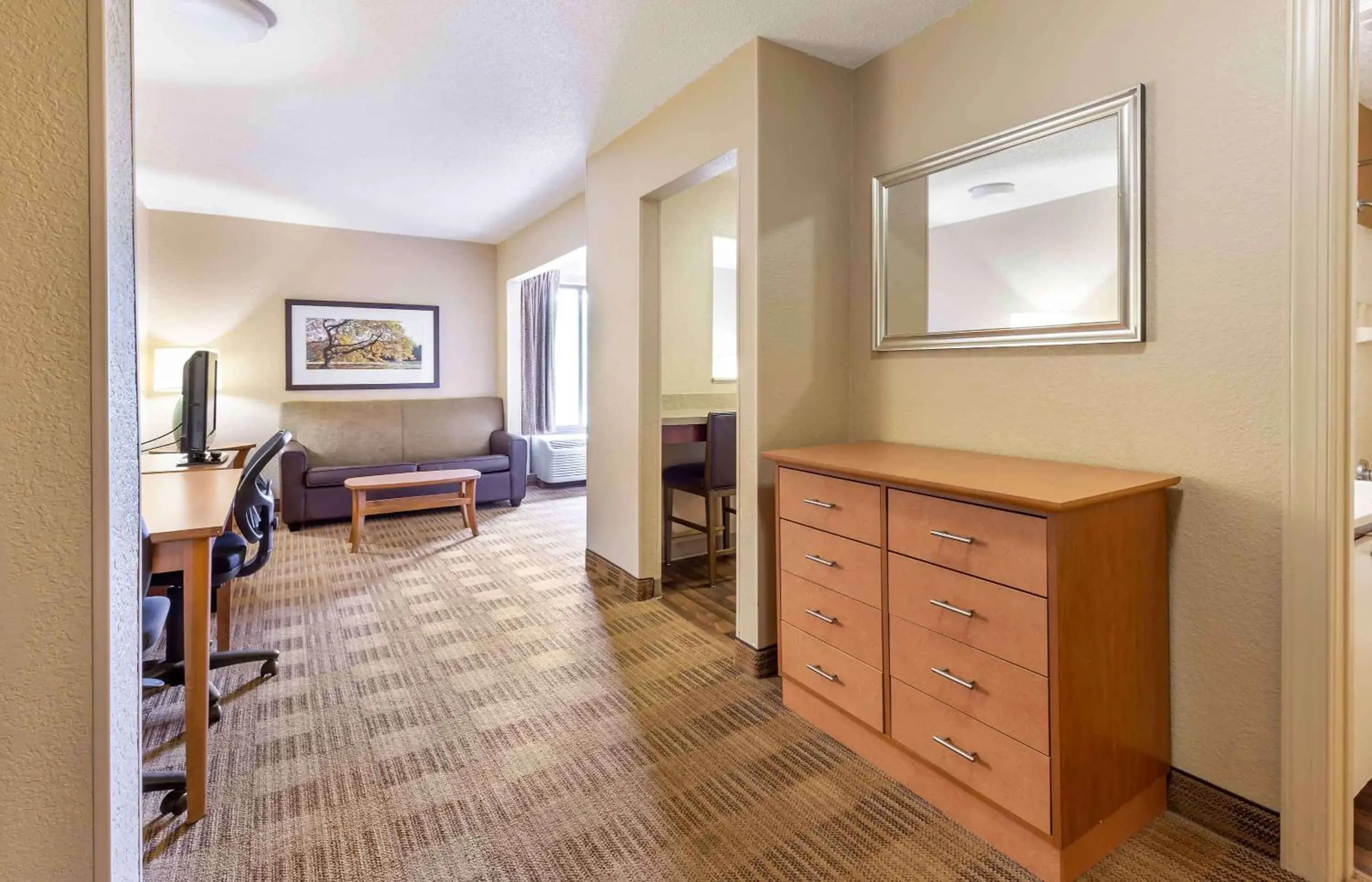Bedroom, Seating Area in Extended Stay America Suites - Raleigh - Cary - Regency Parkway South
