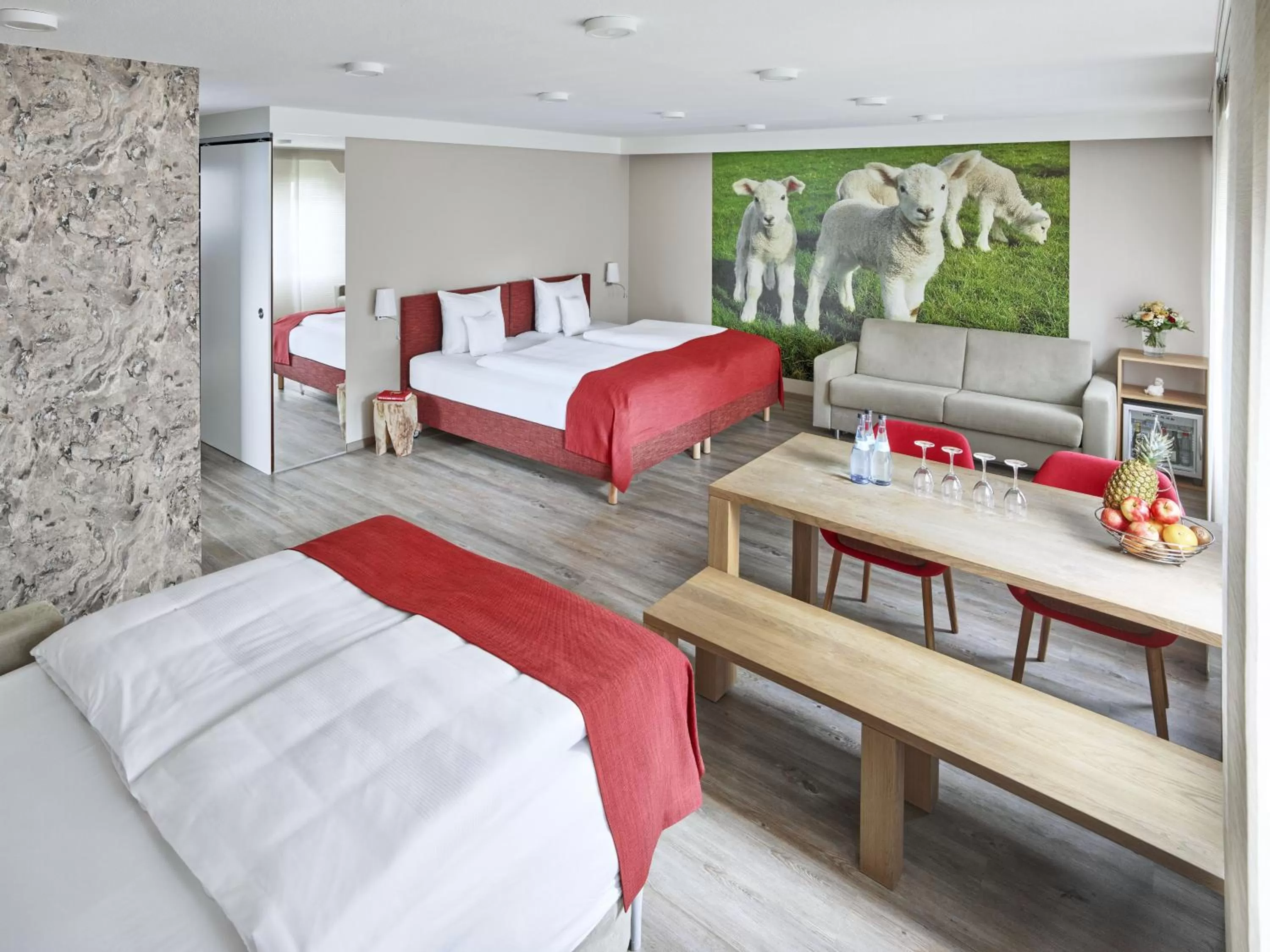 Photo of the whole room, Bed in Hotel Lamm