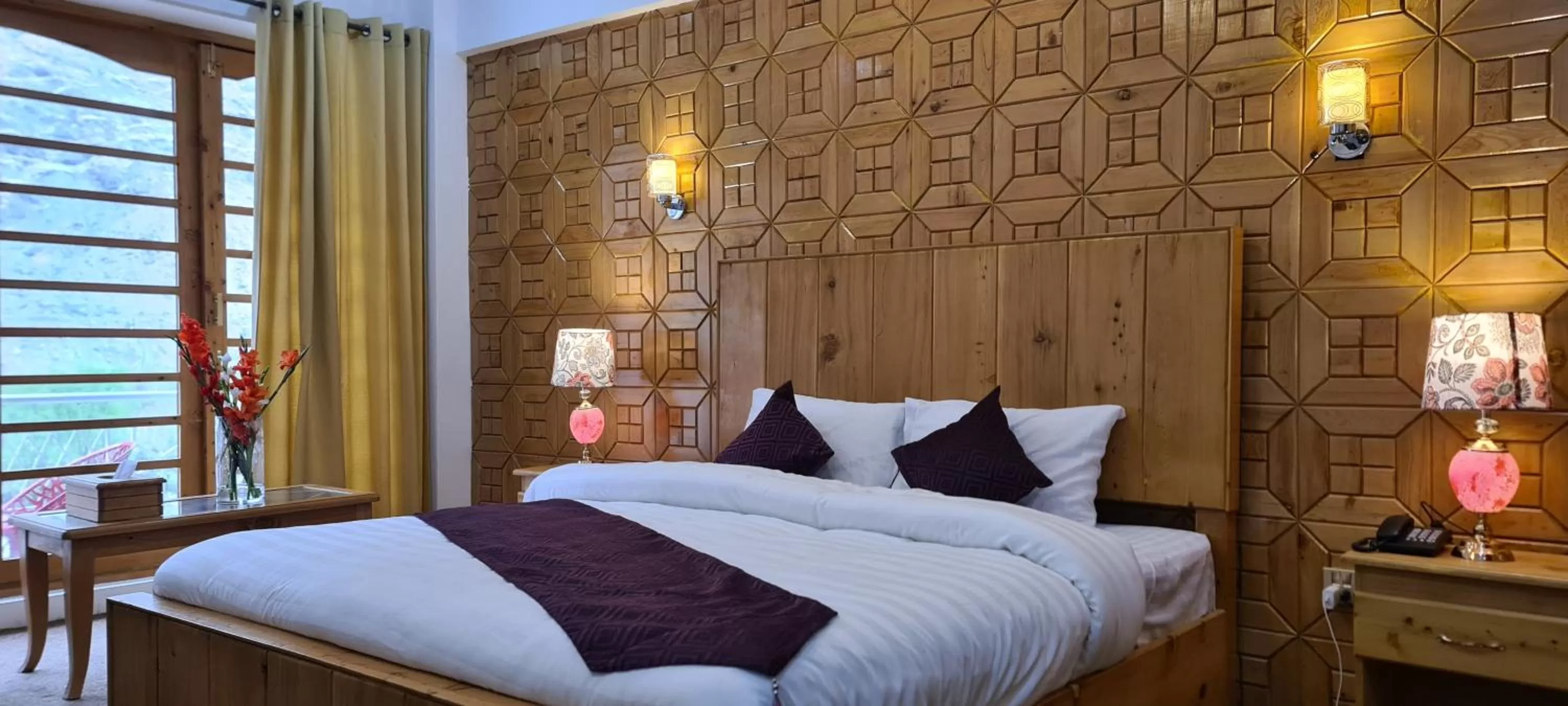 Photo of the whole room in Indus Lodges Gilgit