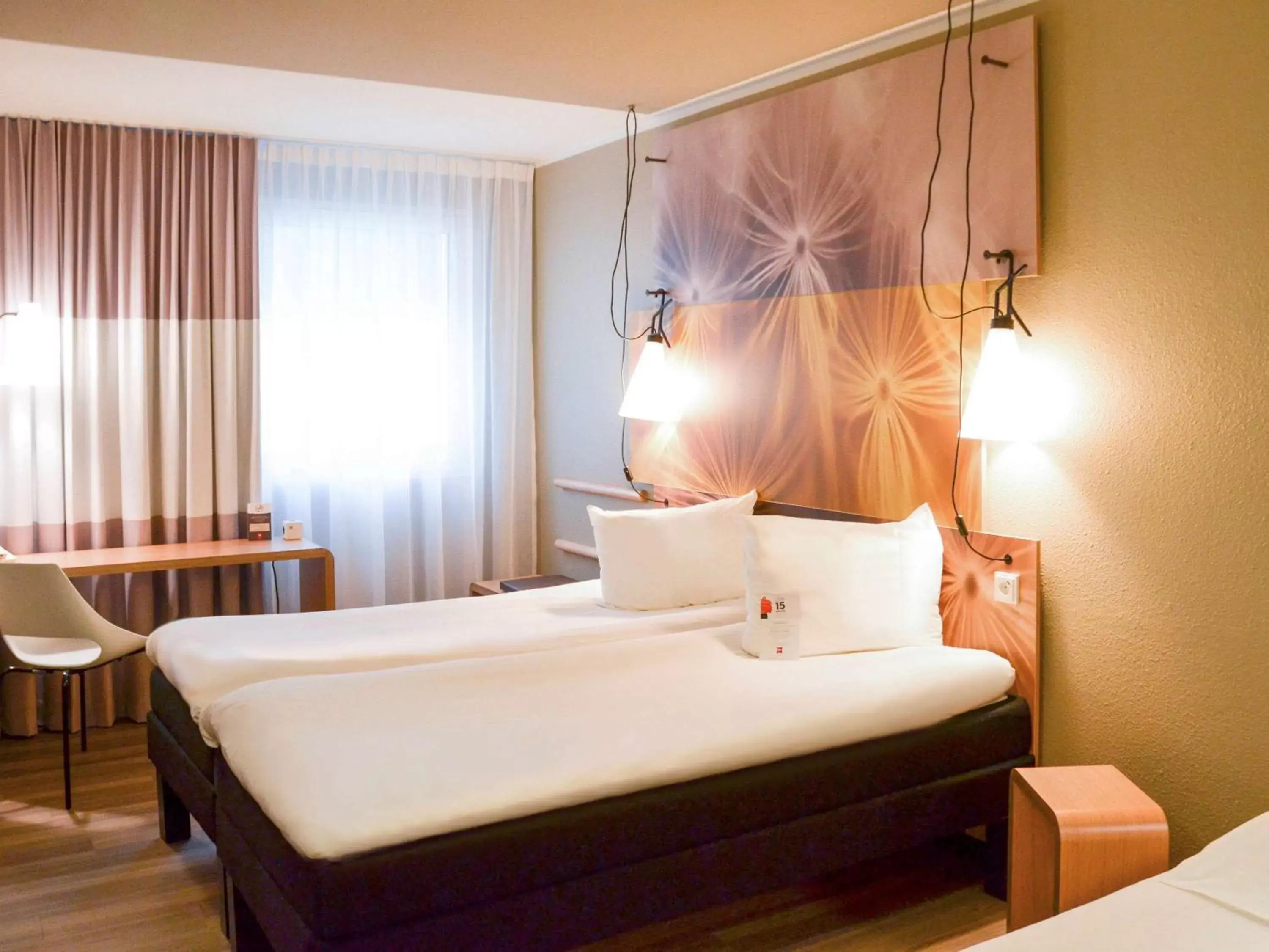 Photo of the whole room, Bed in ibis Hotel Frankfurt Airport