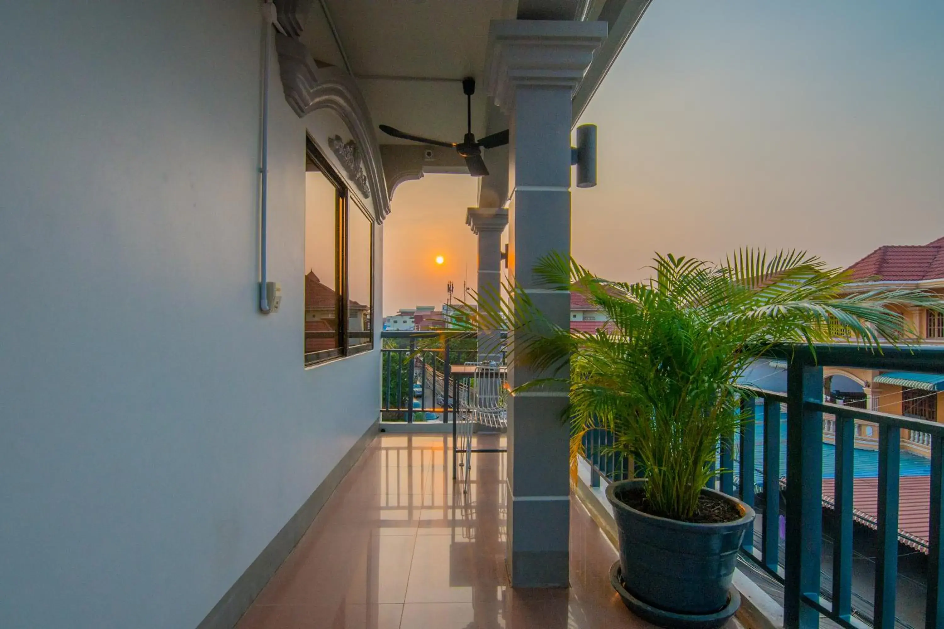 Balcony/Terrace in Bokre Angkor Hostel