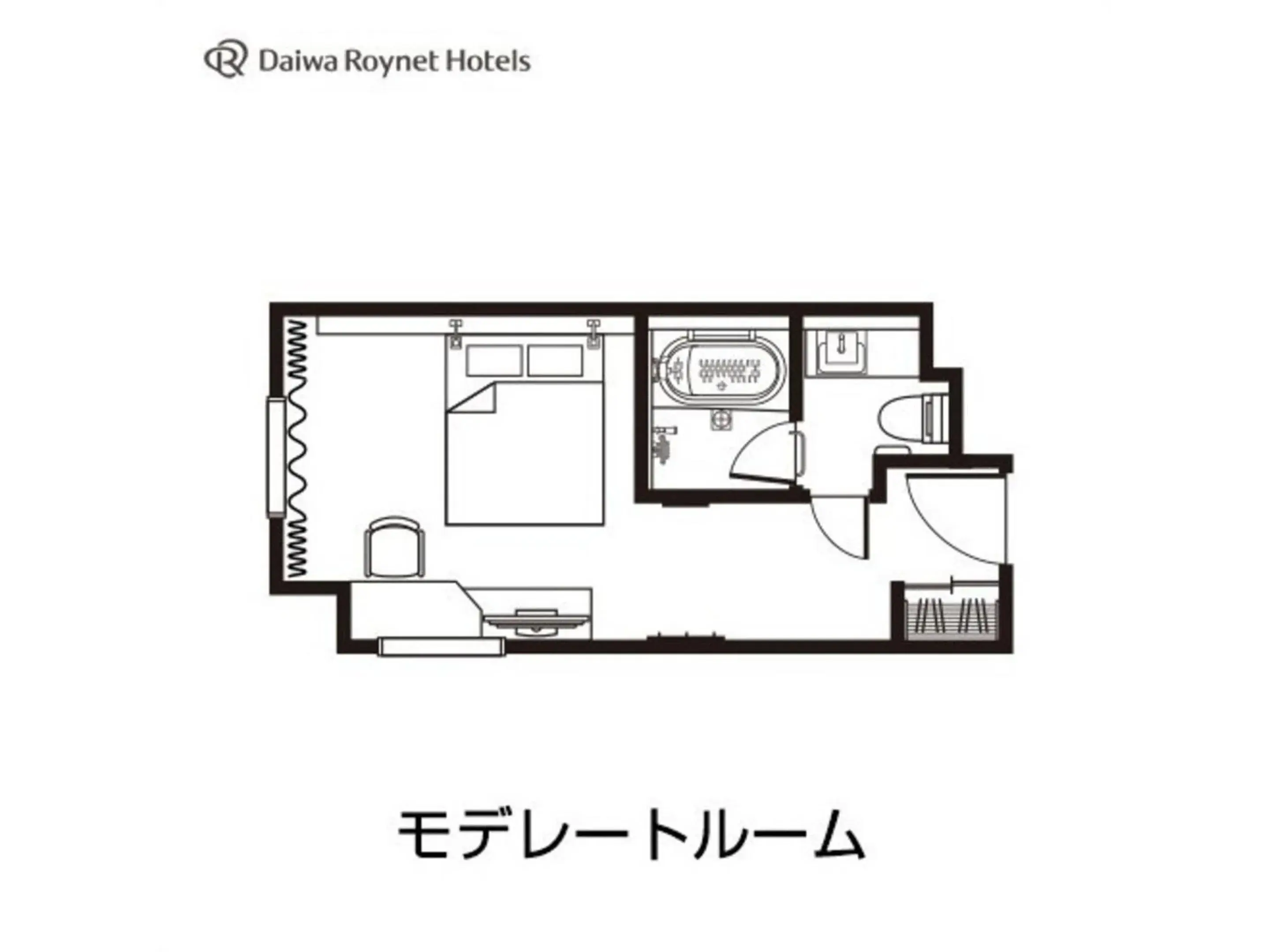 Floor Plan in Daiwa Roynet Hotel Aomori