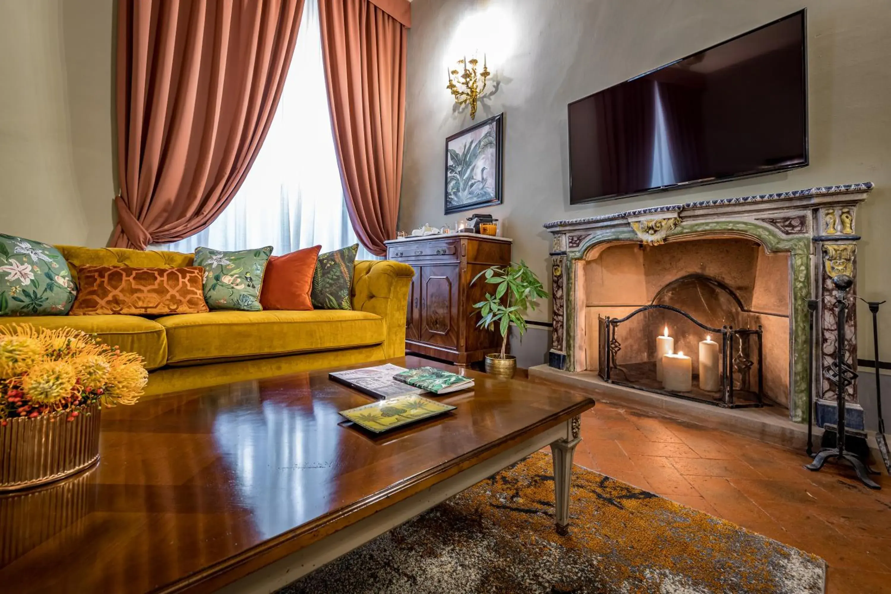 Living room, Seating Area in Palazzo Bianca Cappello Residenza d'Epoca