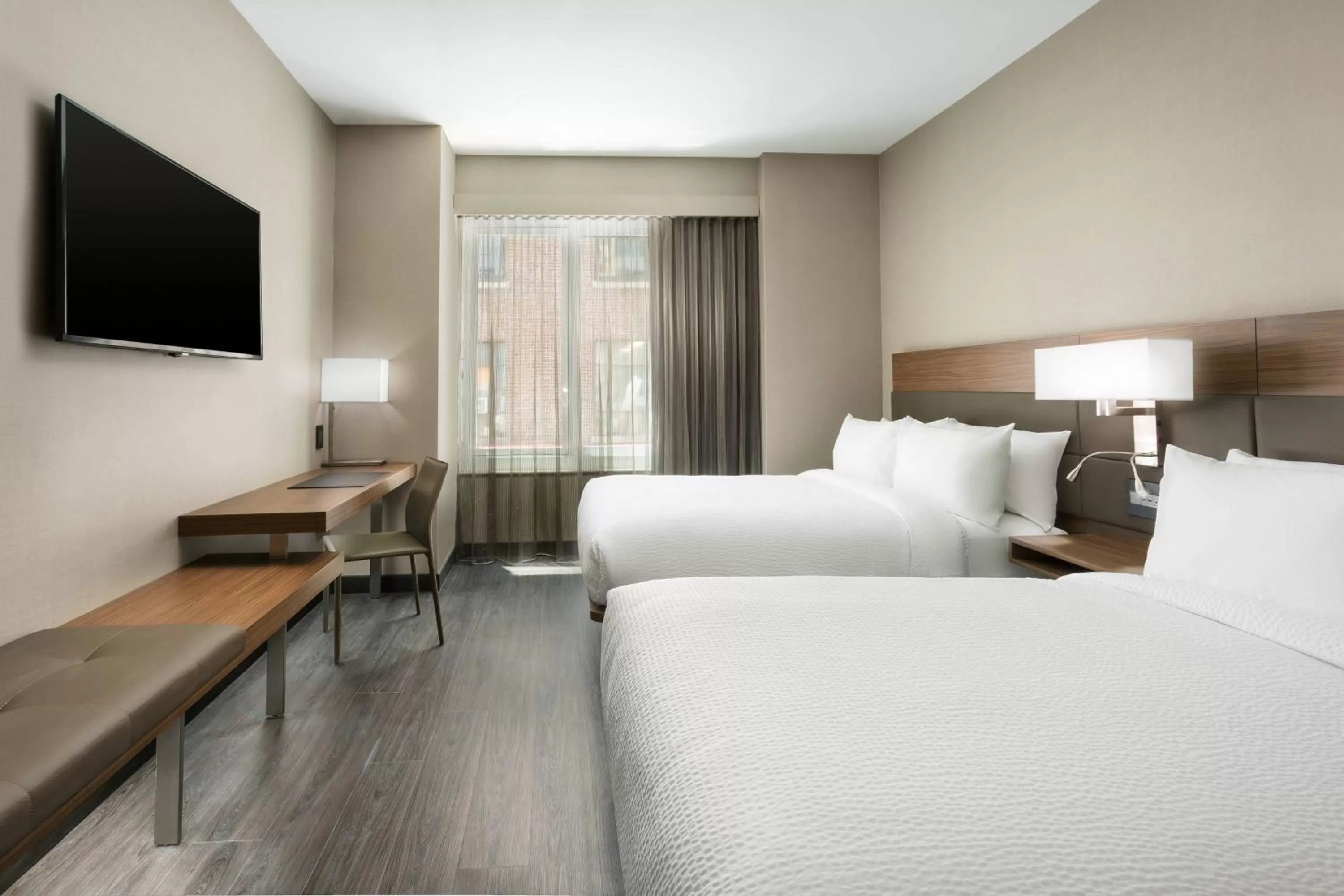 Photo of the whole room, Bed in AC Hotel by Marriott New York Times Square