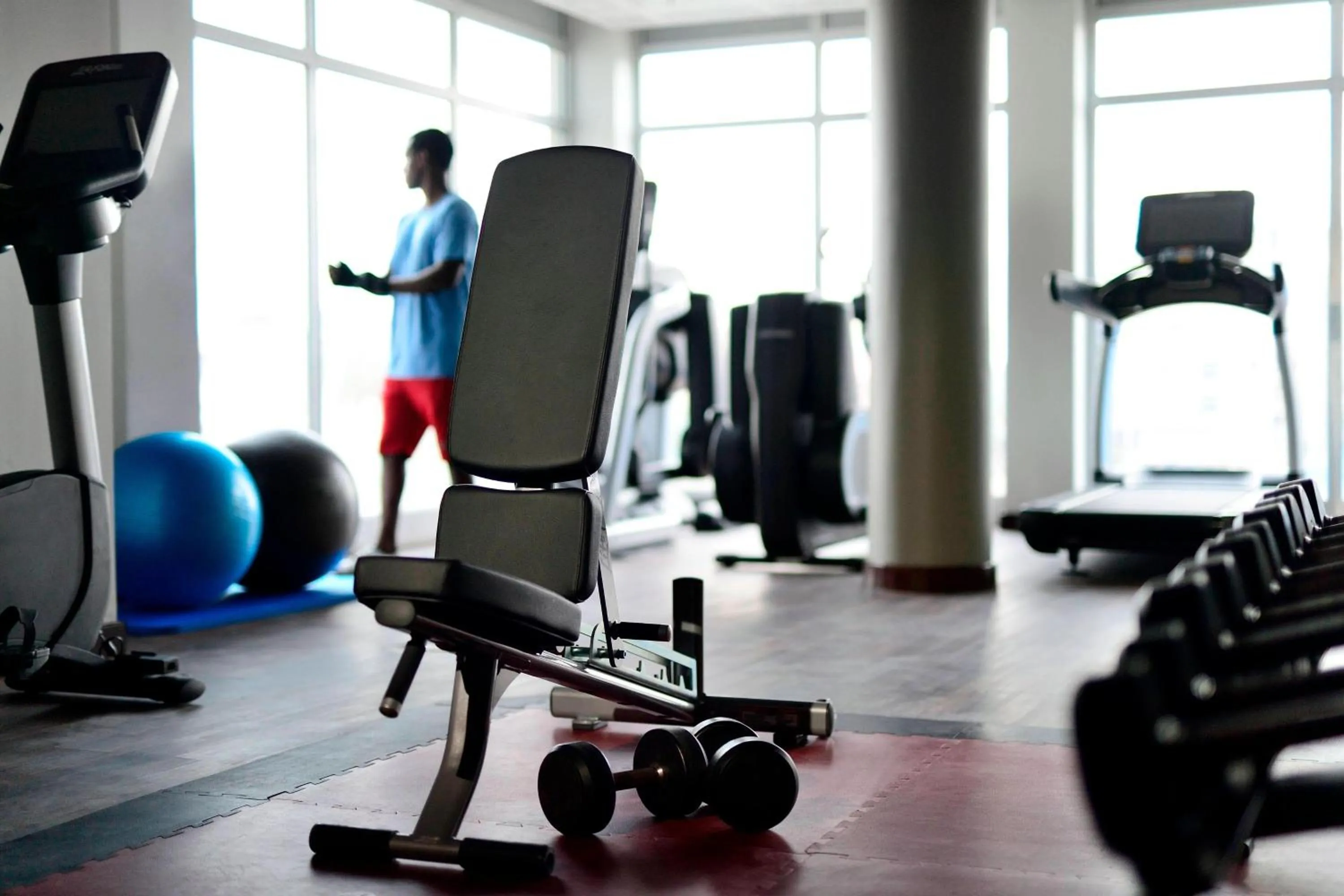 Fitness centre/facilities in Marriott Executive Apartments Addis Ababa