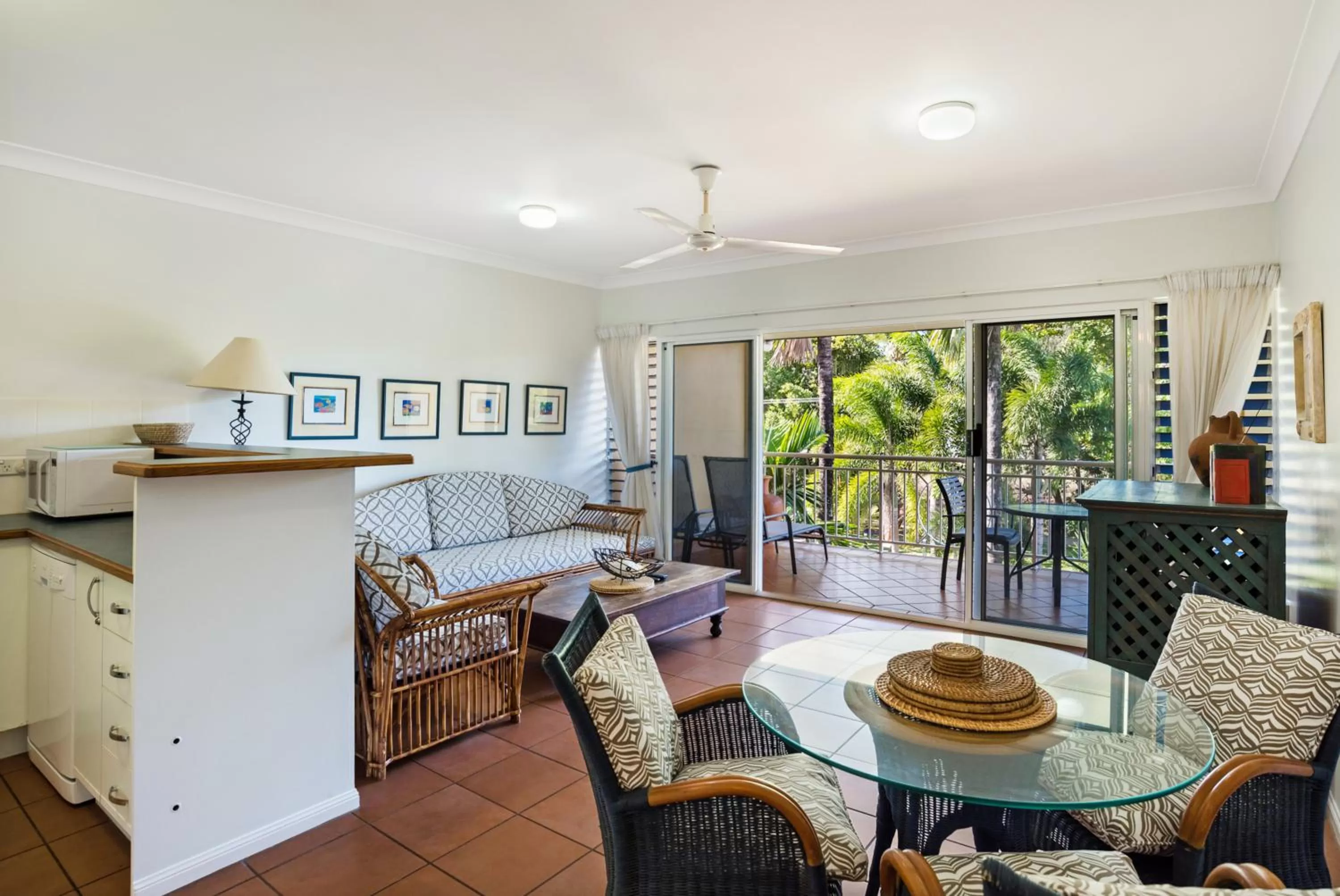 Living room in The York Beachfront Holiday Apartments