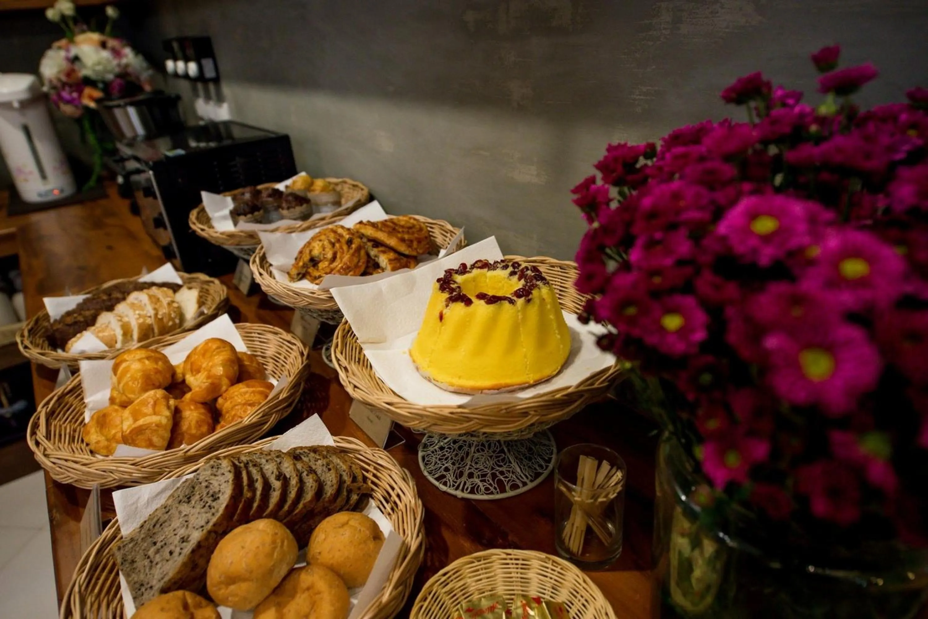 Buffet breakfast in Chu Hotel