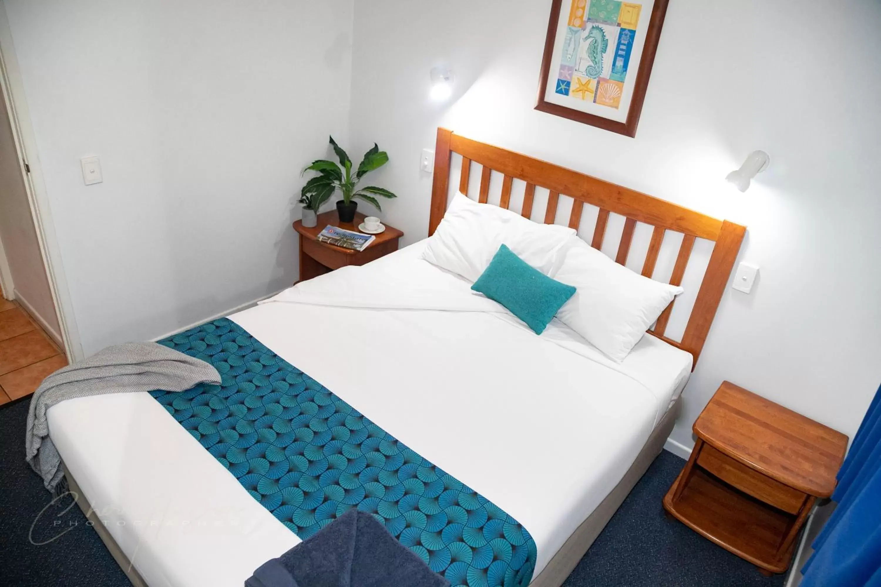 Bed in Mackay Seabreeze Apartments