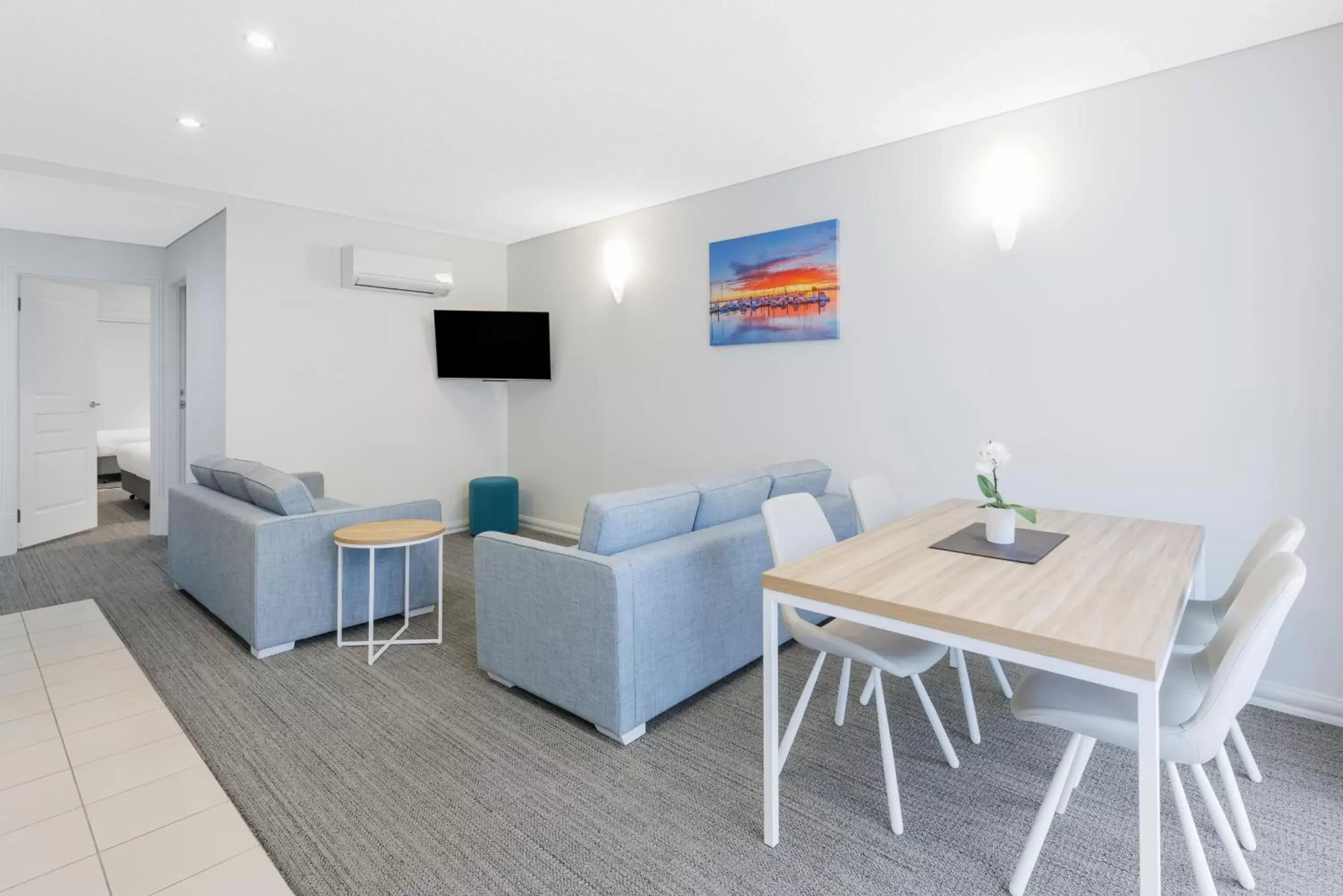 Living room, Dining Area in Quest Portland