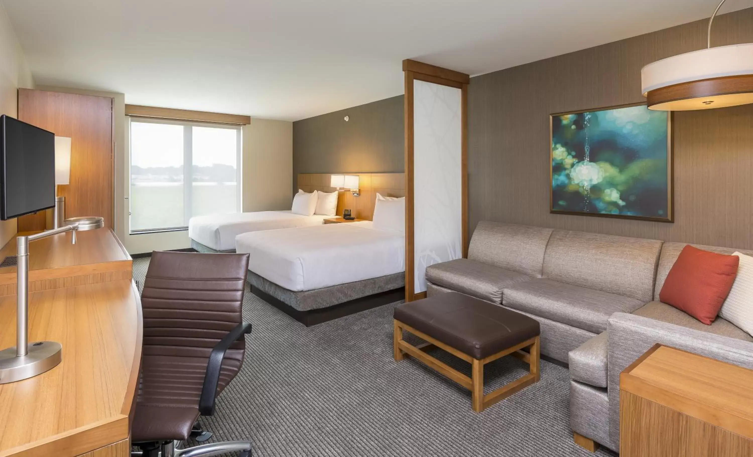 Queen Room with Two Queen Beds and Sofa Bed in Hyatt Place Canton