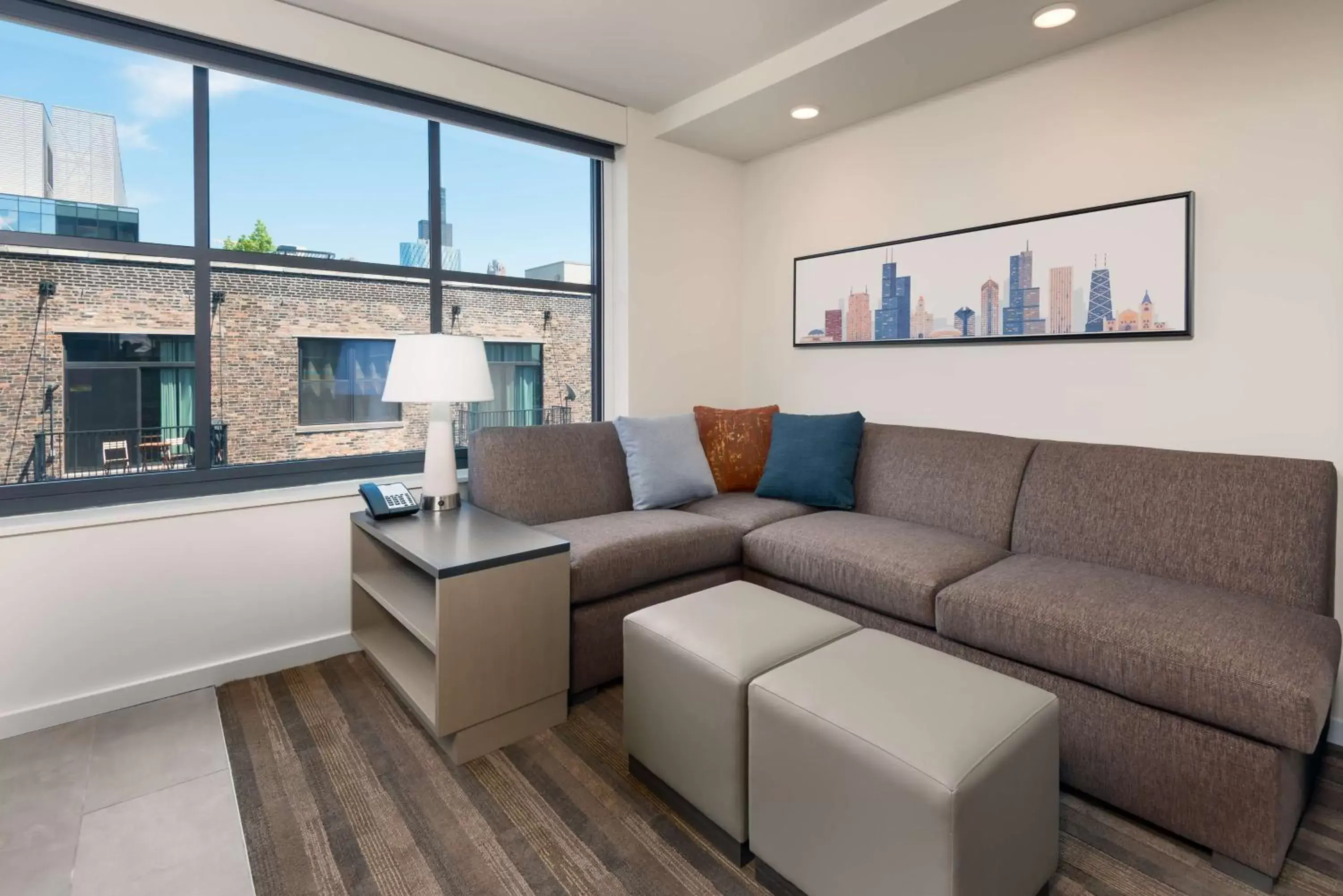 Photo of the whole room, Seating Area in Hyatt House Chicago West Loop