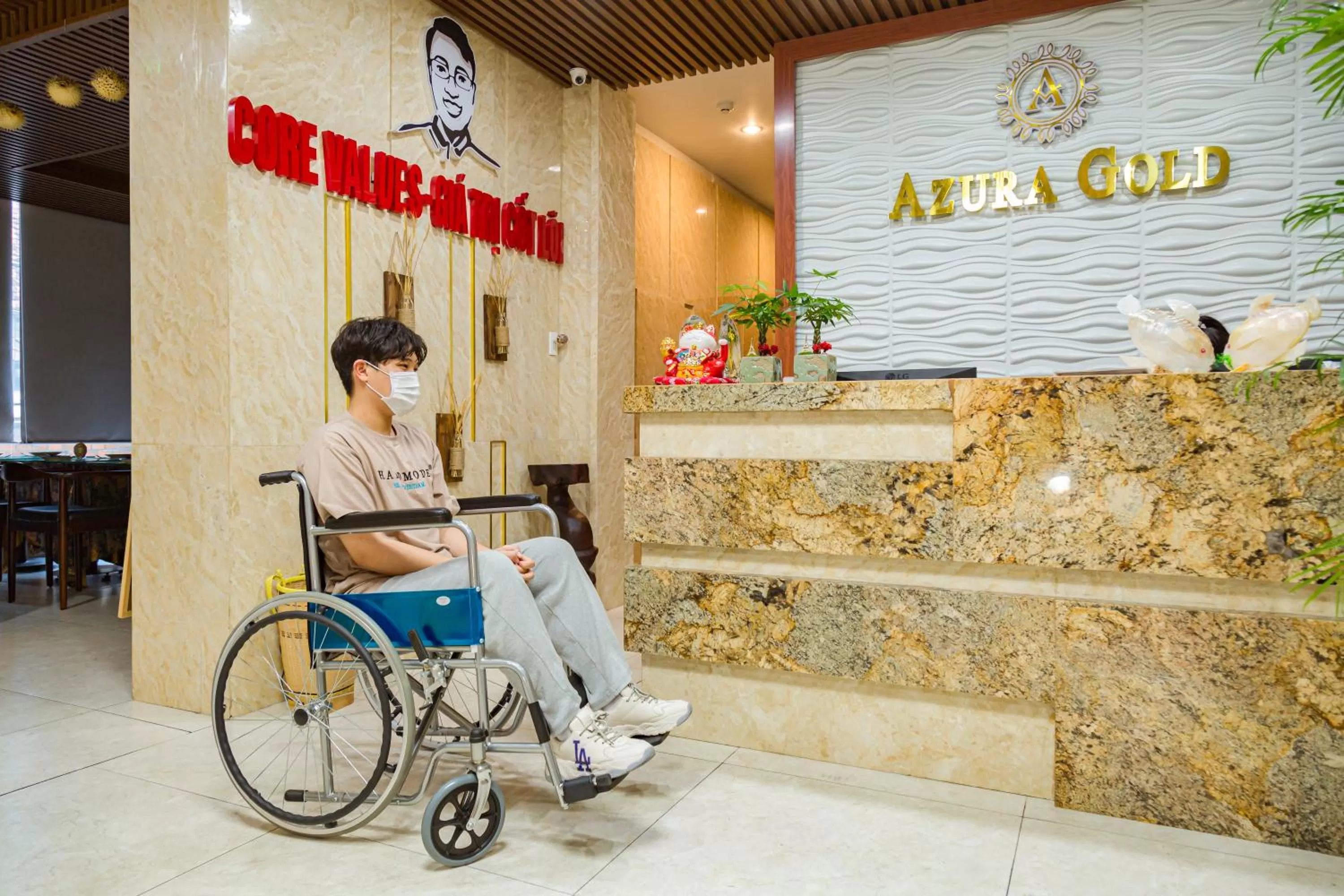 Property building in Azura Gold Hotel & Apartment