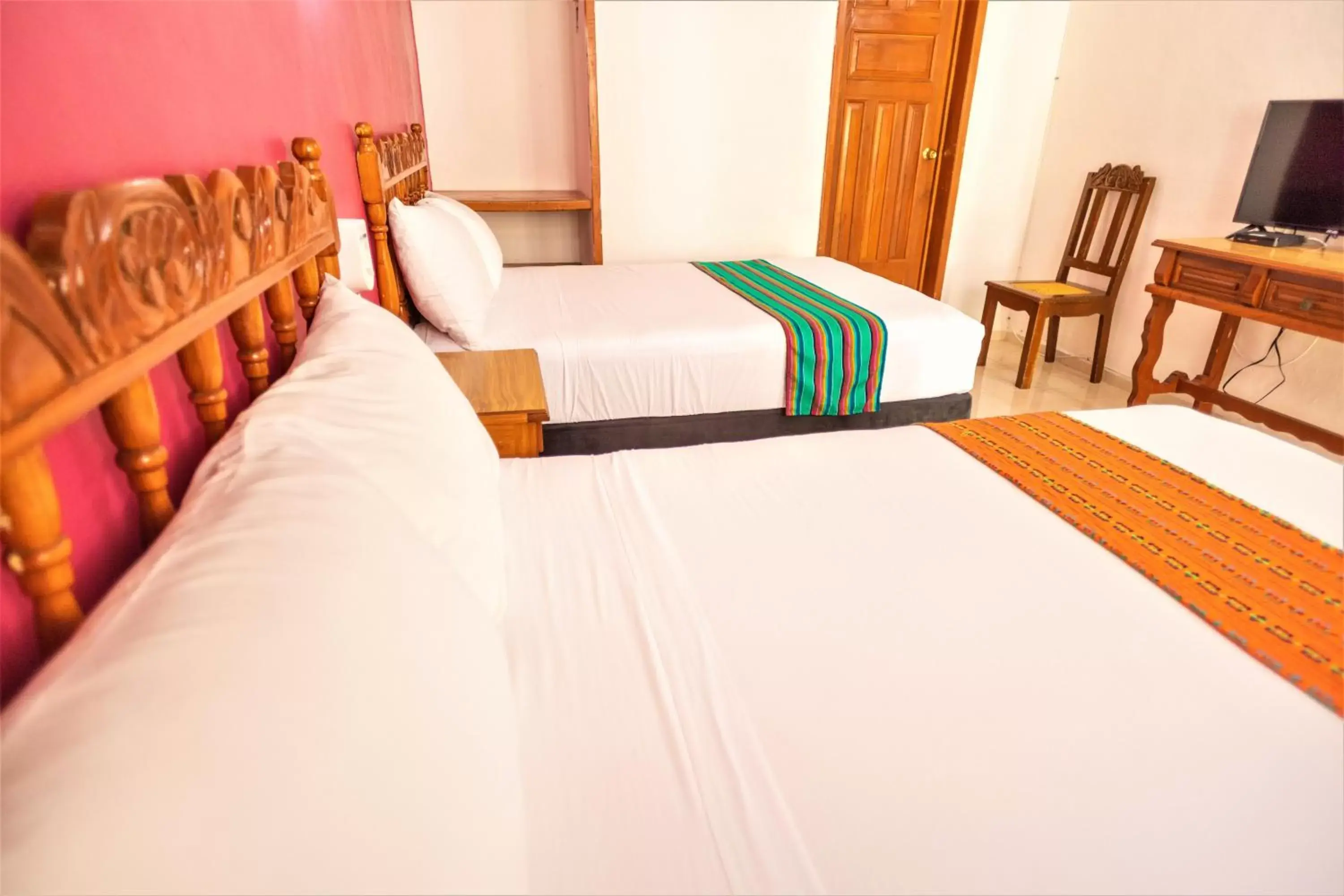 Bed in Hotel San Juan Mérida