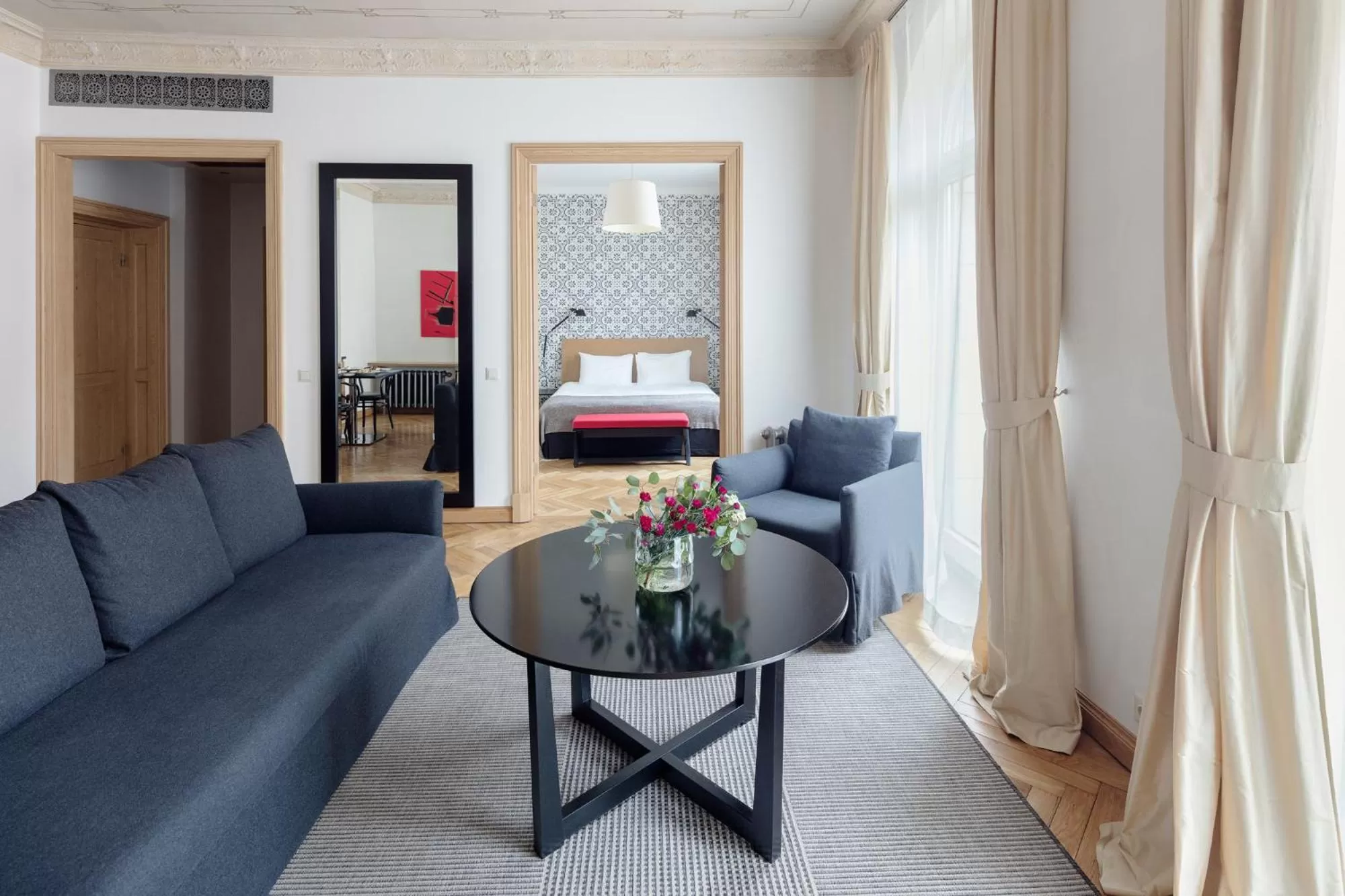 Living room in Neiburgs Hotel